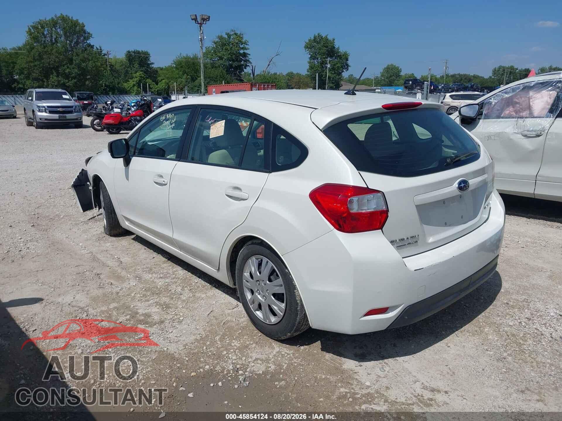SUBARU IMPREZA 2012 - JF1GPAA6XCH210586