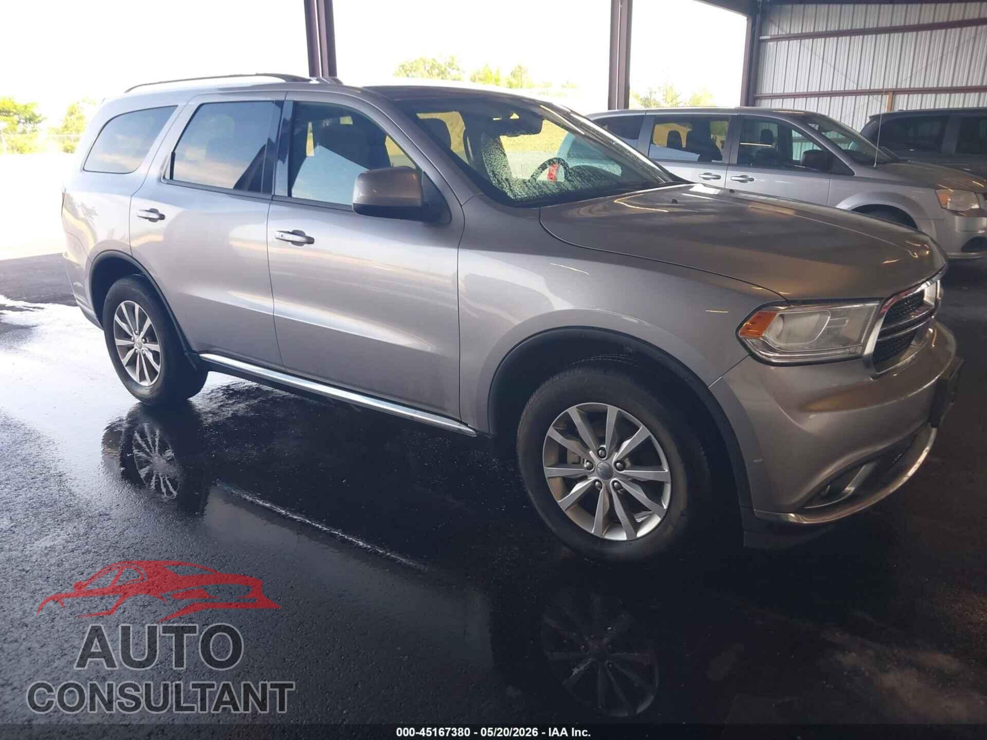 DODGE DURANGO 2016 - 1C4RDJAG5GC433044