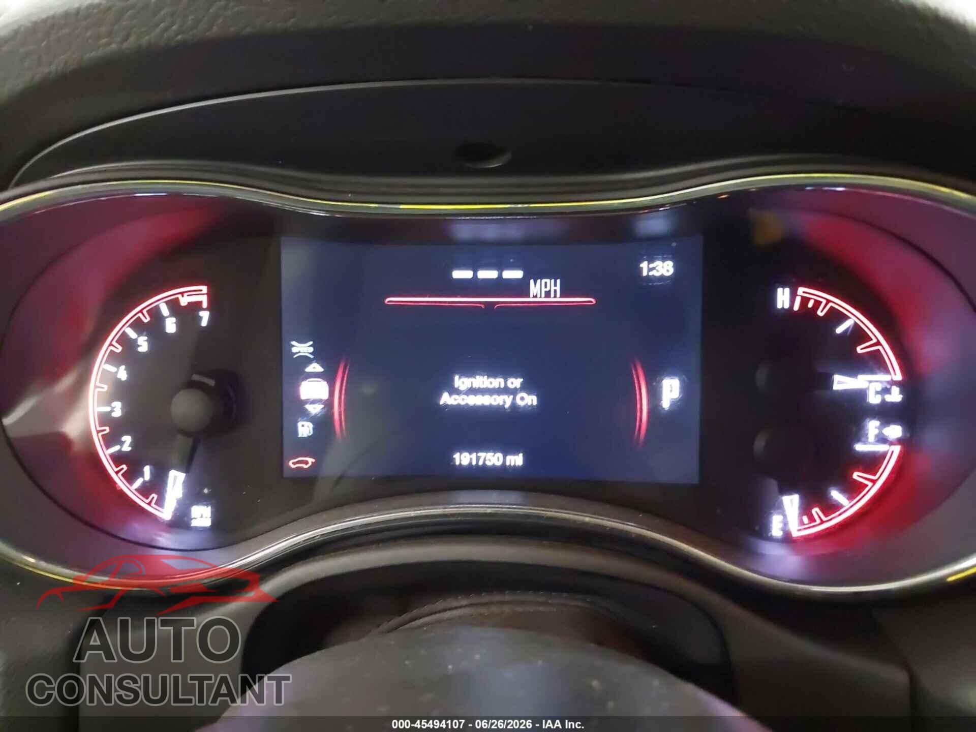 DODGE DURANGO 2016 - 1C4RDJDG8GC419991