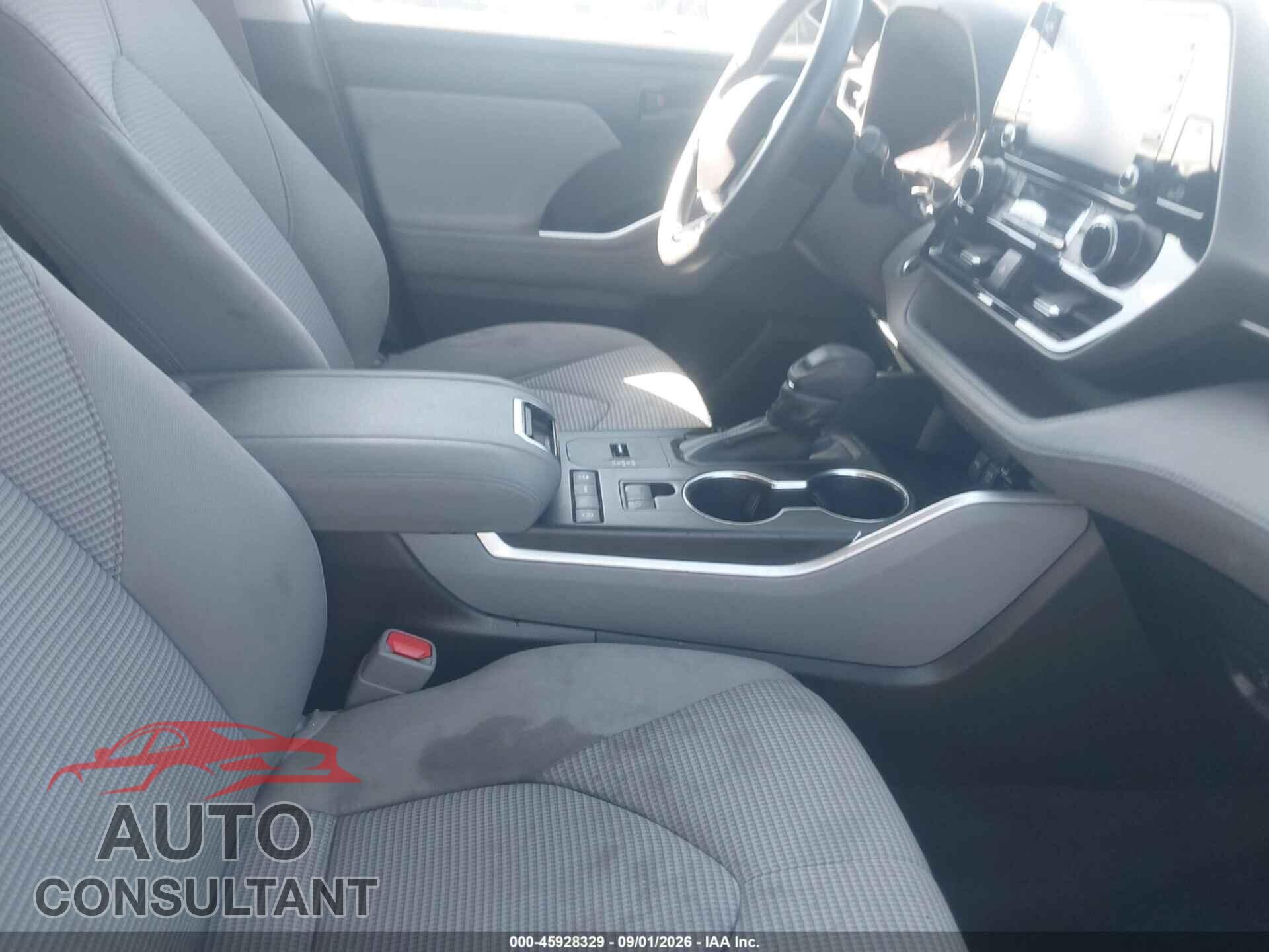 TOYOTA HIGHLANDER 2021 - 5TDCZRAH5MS083553