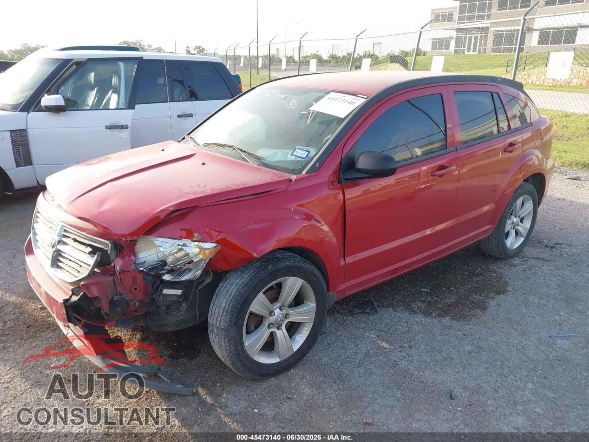 DODGE CALIBER 2012 - 1C3CDWDA6CD529350