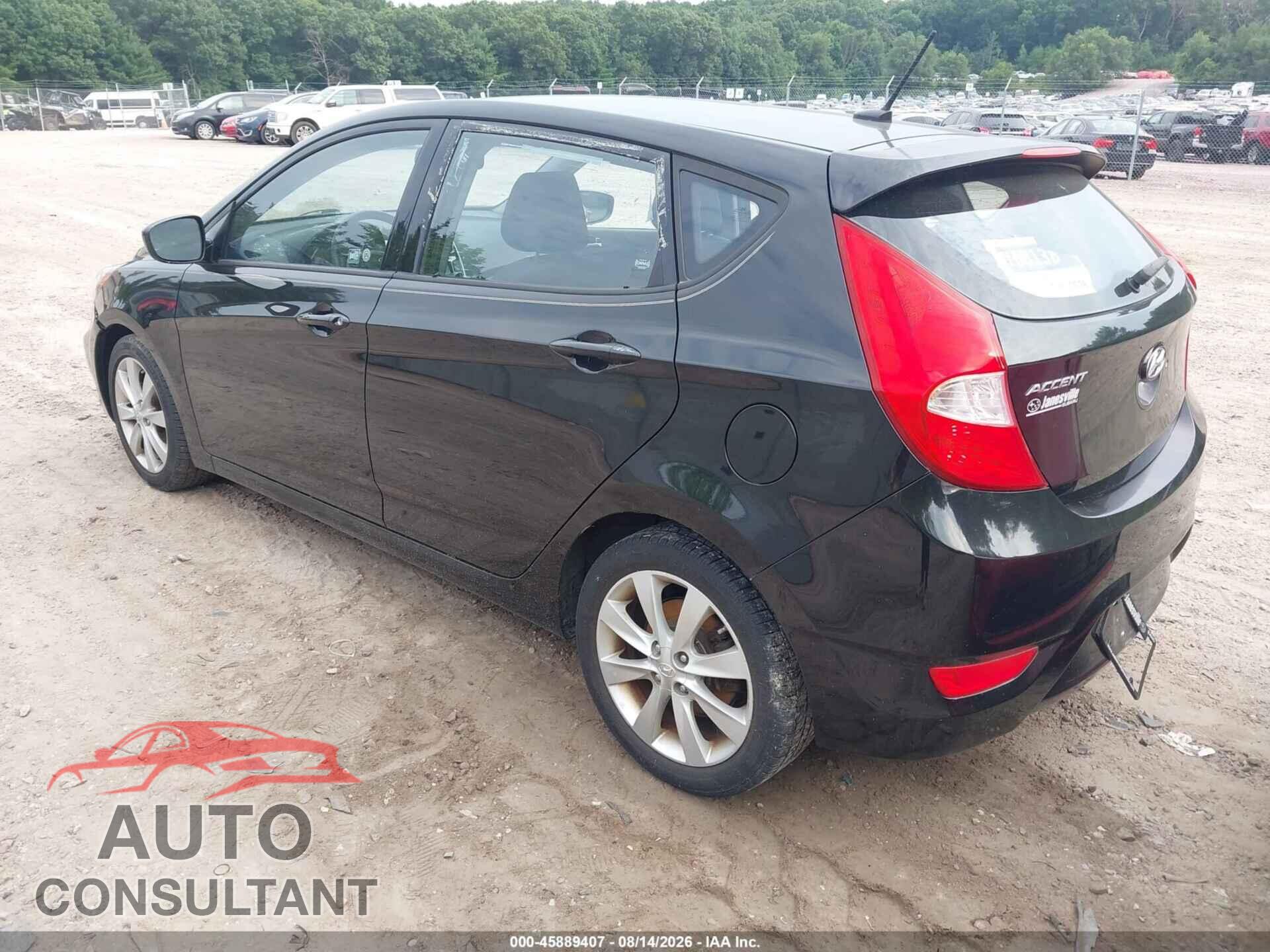 HYUNDAI ACCENT 2012 - KMHCU5AE4CU035013
