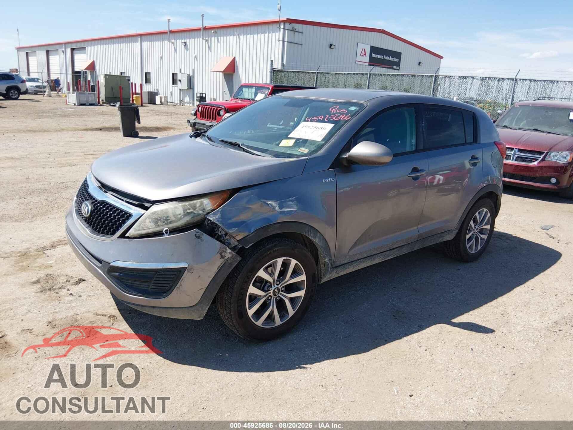 KIA SPORTAGE 2014 - KNDPBCAC4E7597915