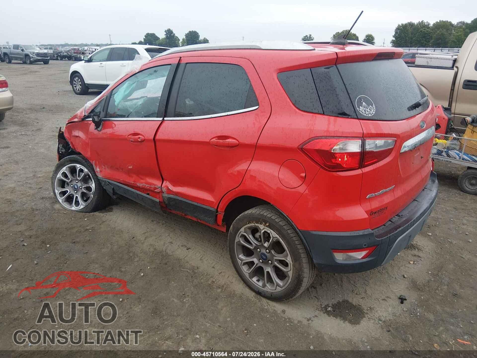 FORD ECOSPORT 2021 - MAJ6S3KL7MC402086