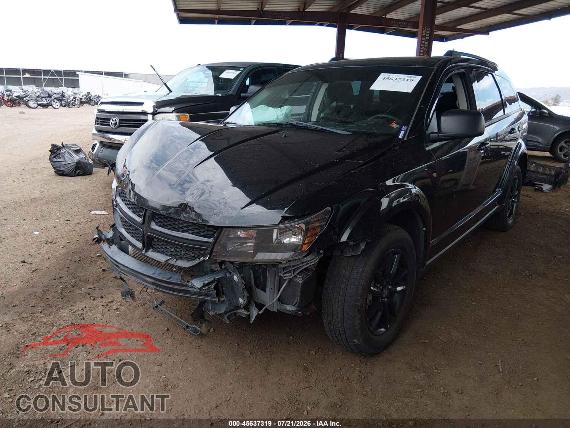 DODGE JOURNEY 2020 - 3C4PDCAB2LT278619