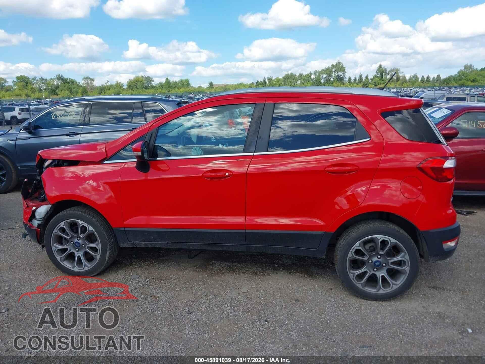 FORD ECOSPORT 2020 - MAJ6S3KL6LC340596
