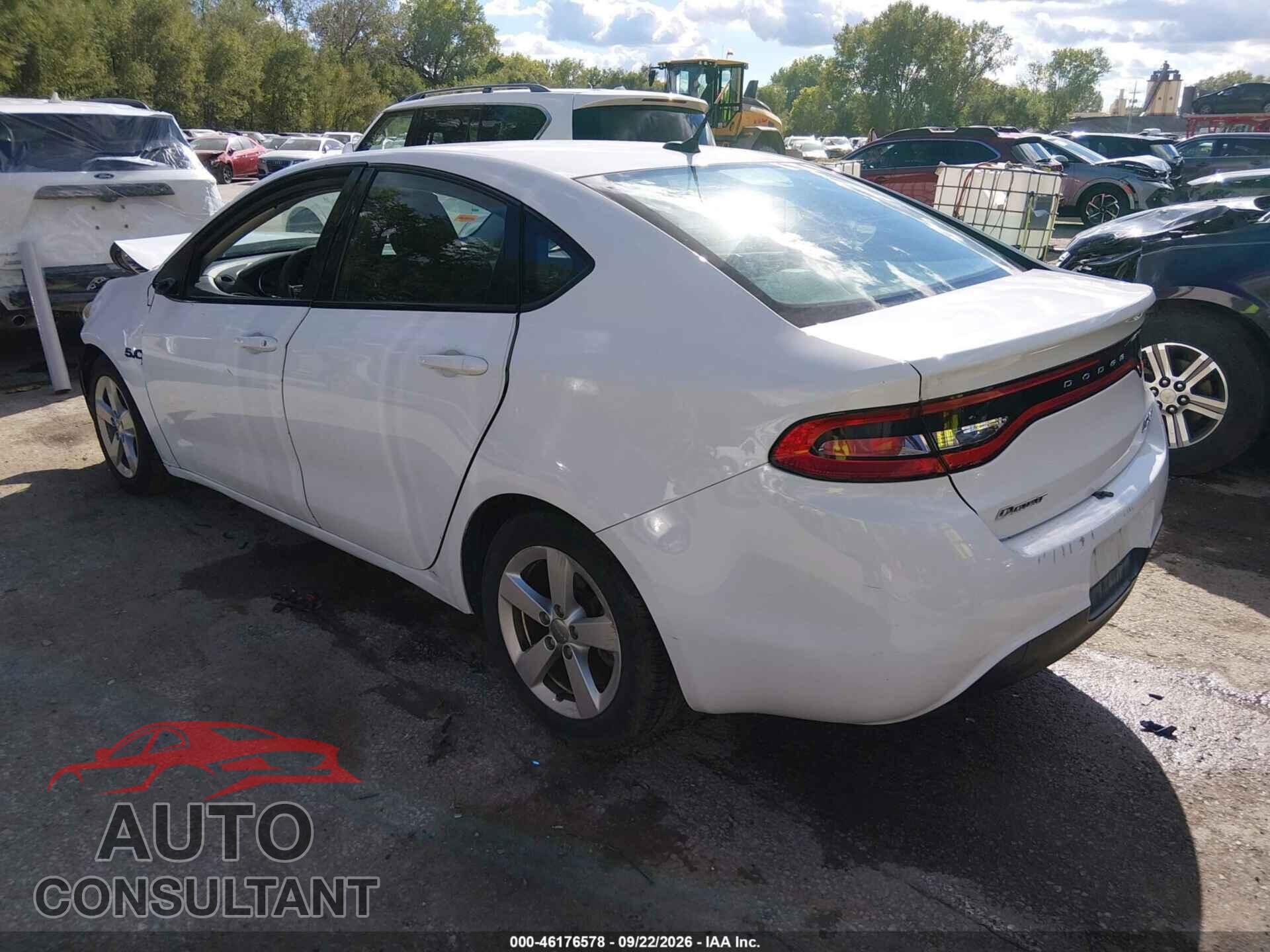 DODGE DART 2015 - 1C3CDFBB2FD158641