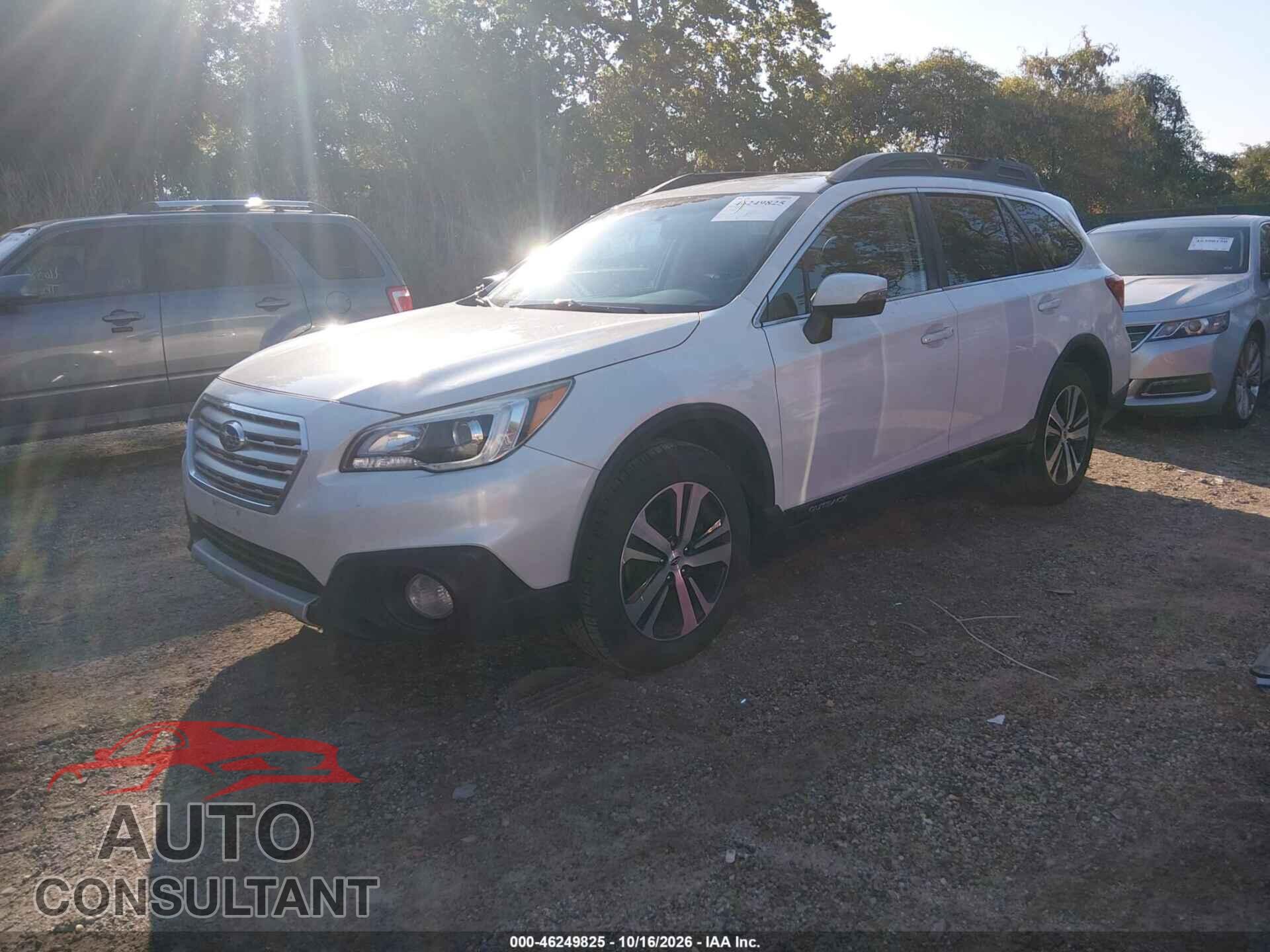 SUBARU OUTBACK 2015 - 4S4BSELC7F3254877