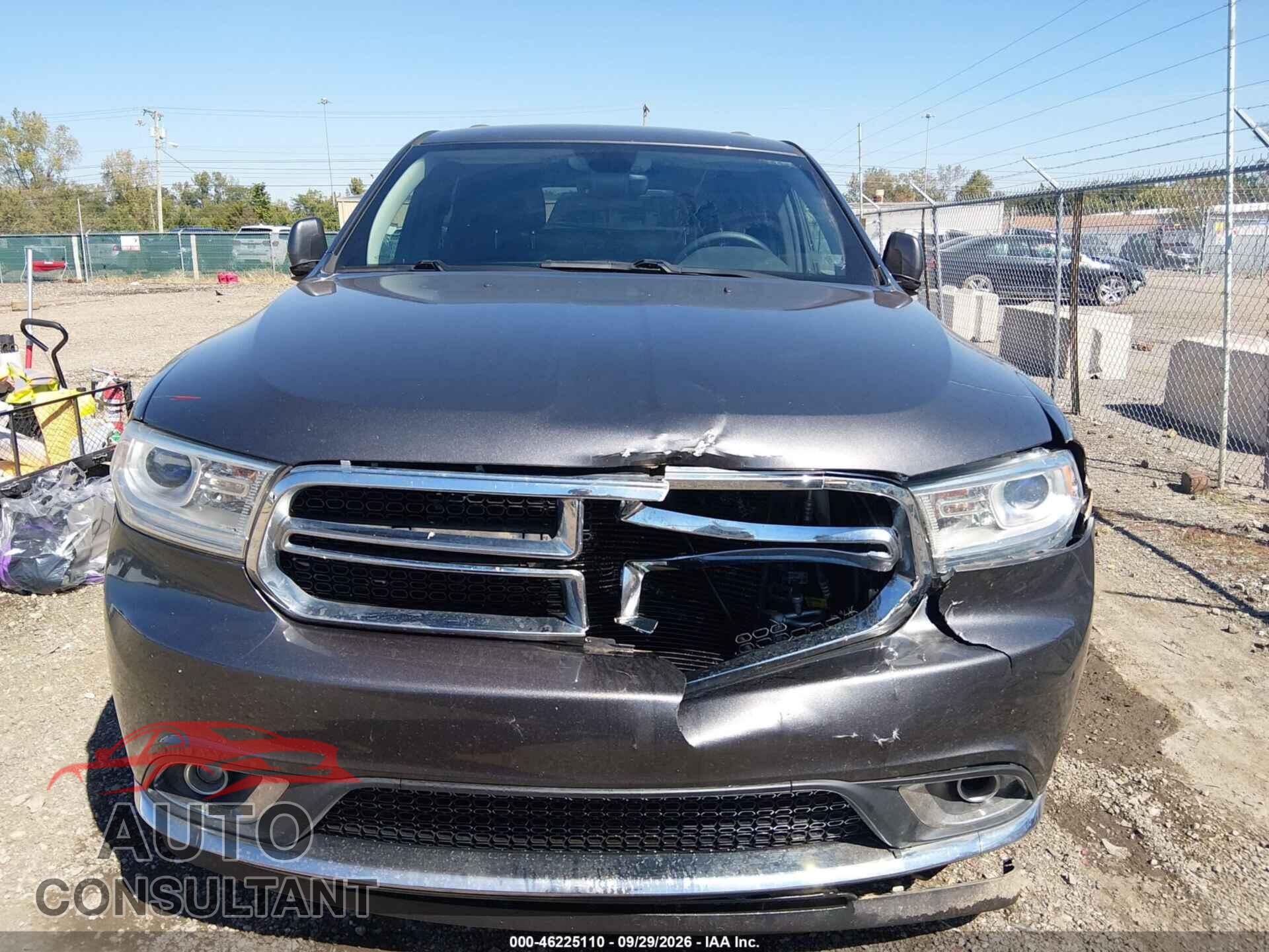 DODGE DURANGO 2017 - 1C4RDJAG6HC833664