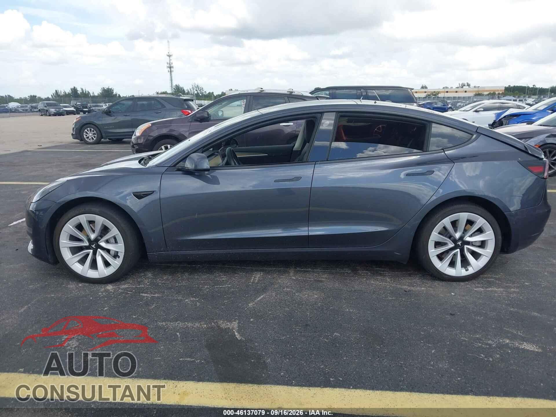 TESLA MODEL 3 2022 - 5YJ3E1EB7NF247202
