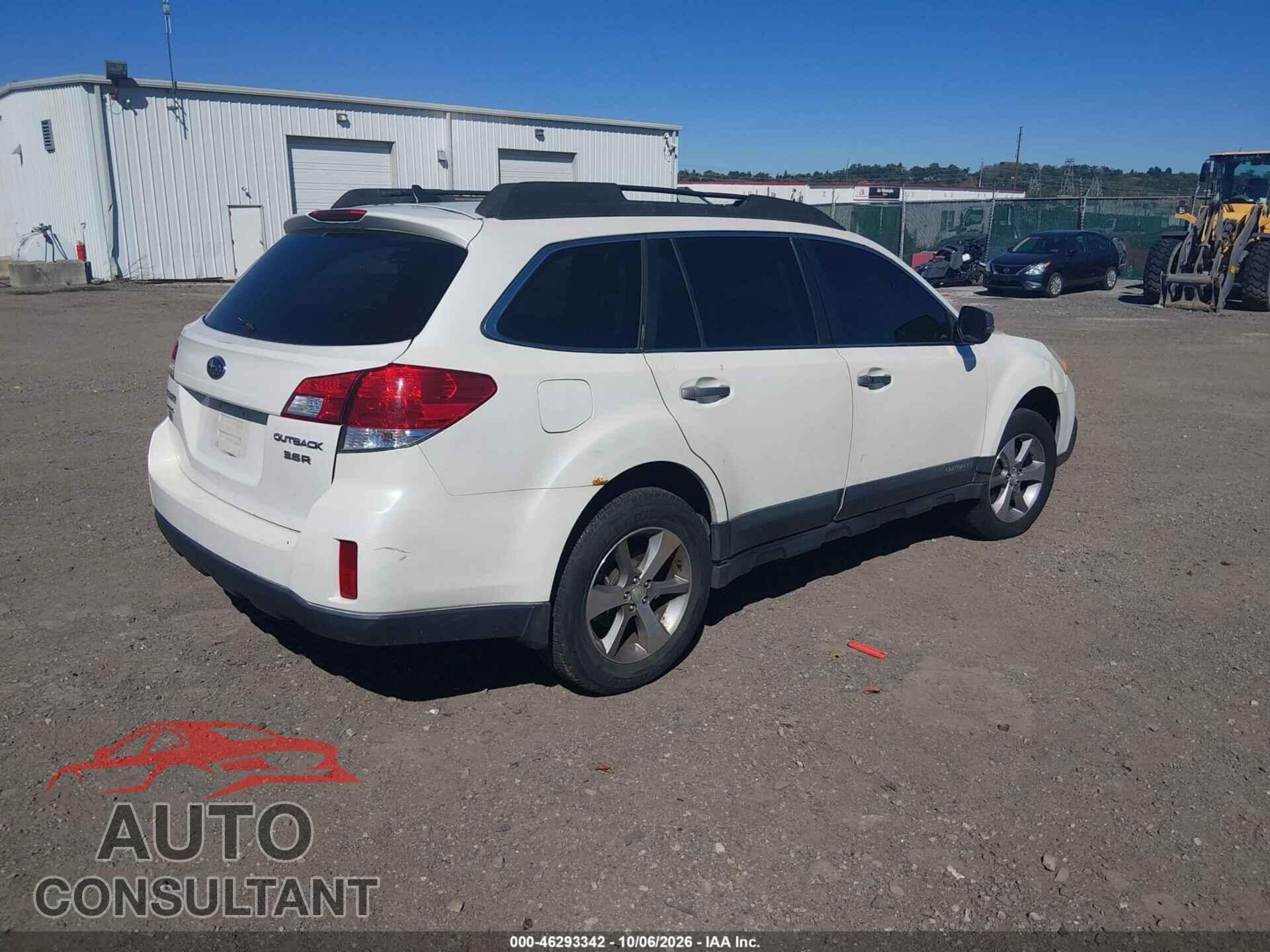 SUBARU OUTBACK 2013 - 4S4BRDSC4D2285191