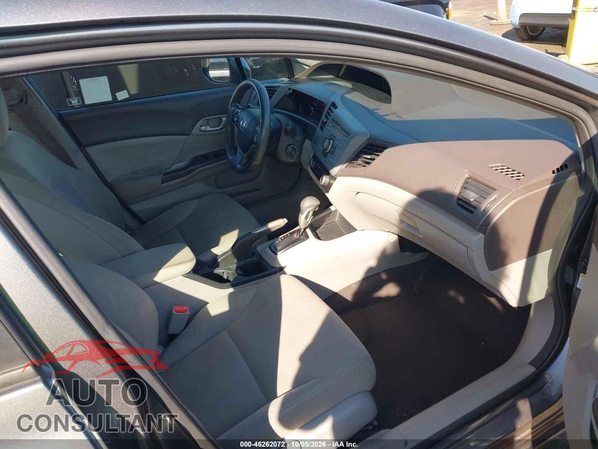 HONDA CIVIC 2012 - 19XFB2F55CE310384