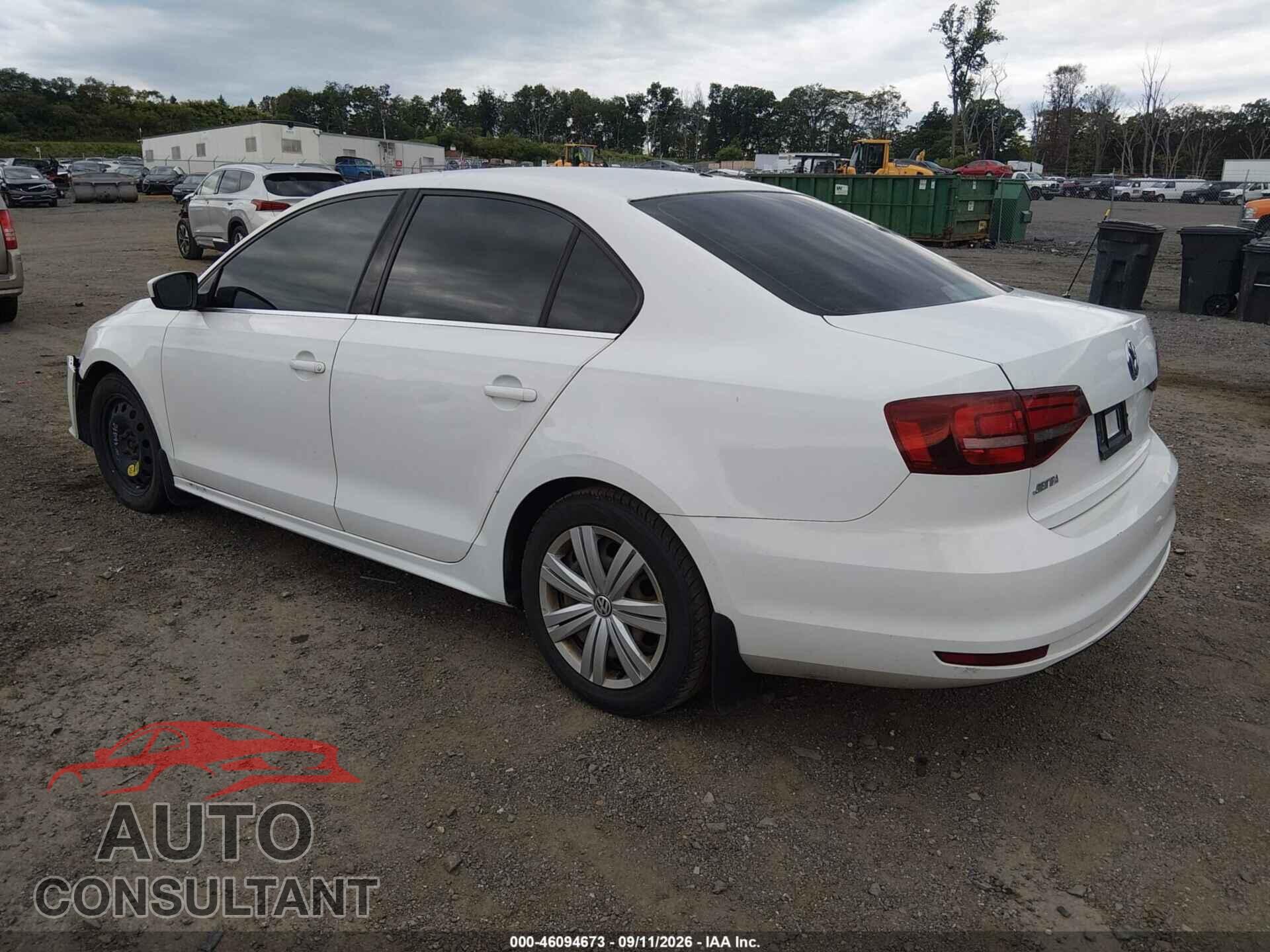 VOLKSWAGEN JETTA 2017 - 3VW2B7AJ3HM265004