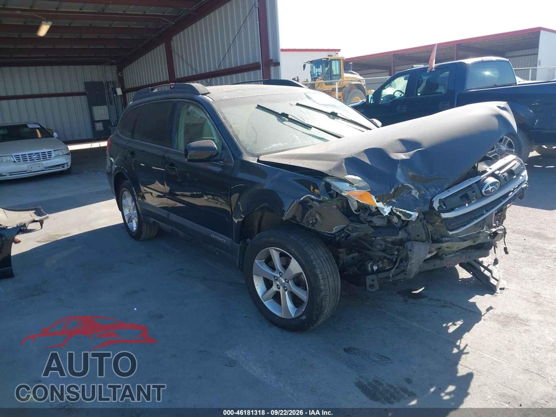 SUBARU OUTBACK 2014 - 4S4BRBLC2E3307283