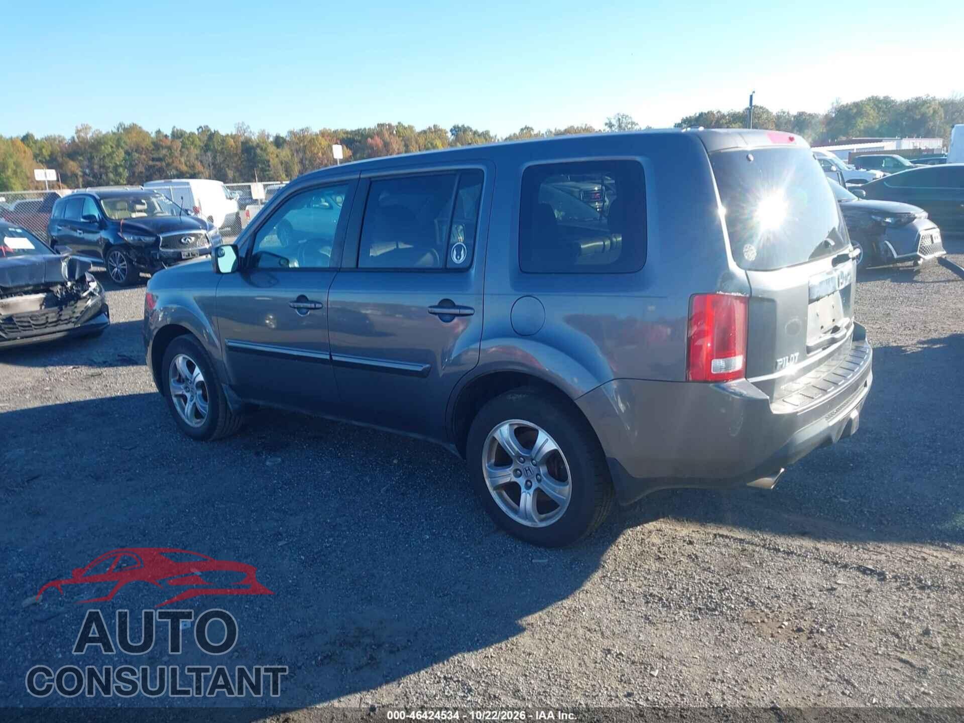 HONDA PILOT 2012 - 5FNYF4H57CB026996
