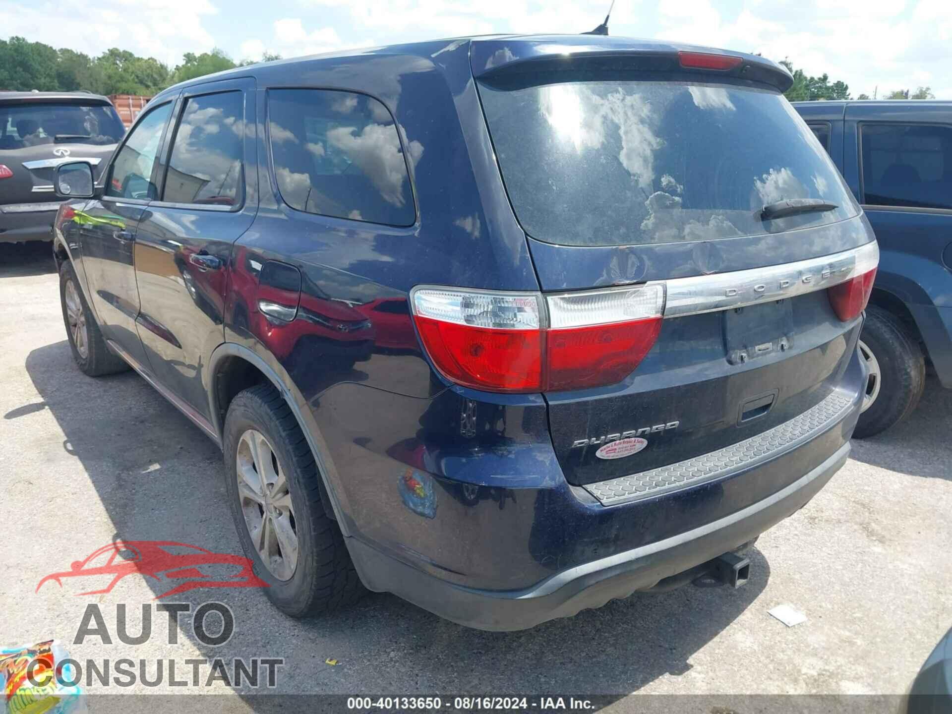 DODGE DURANGO 2012 - 1C4RDHAG8CC206661
