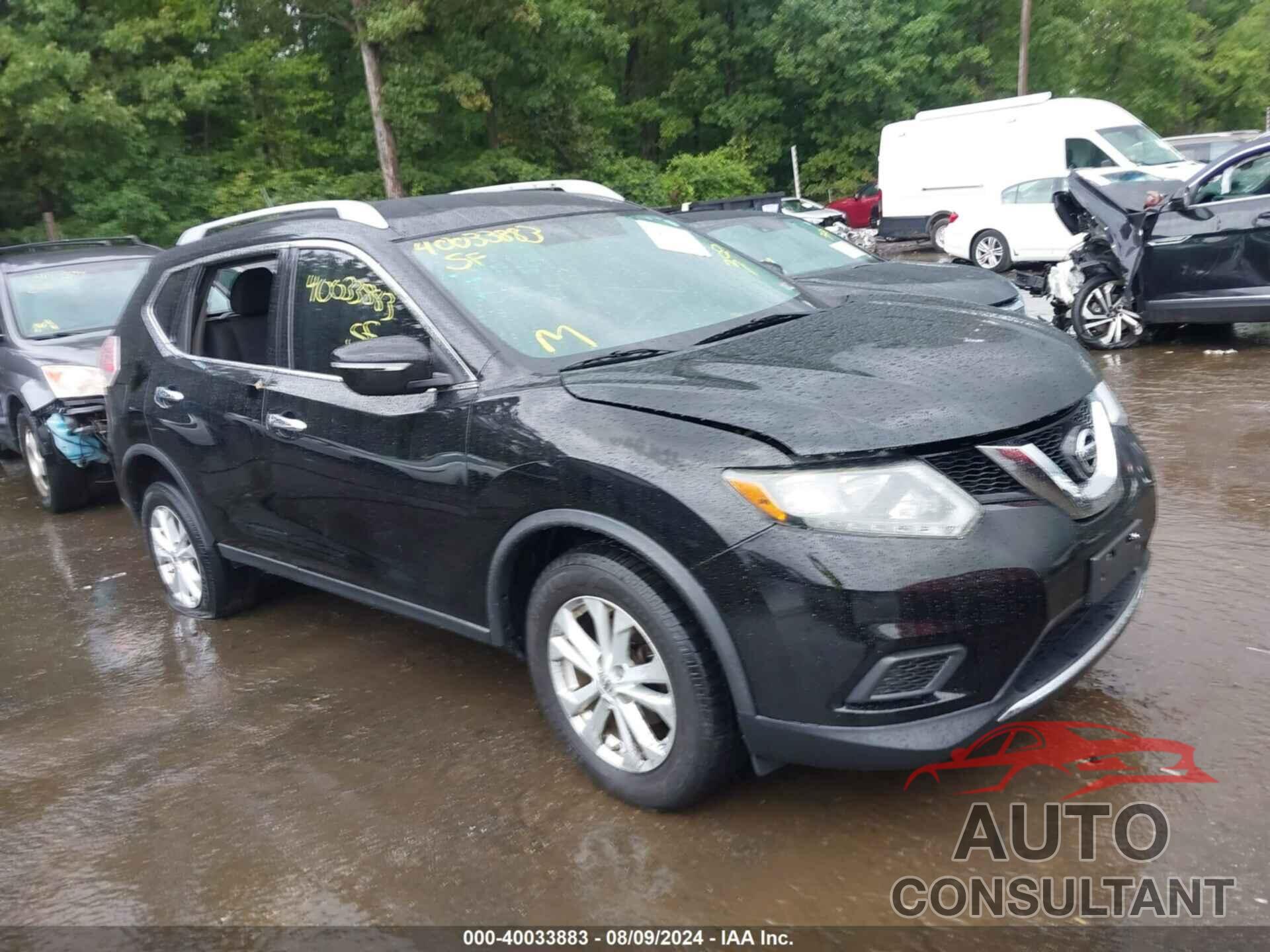 NISSAN ROGUE 2015 - KNMAT2MV6FP536285