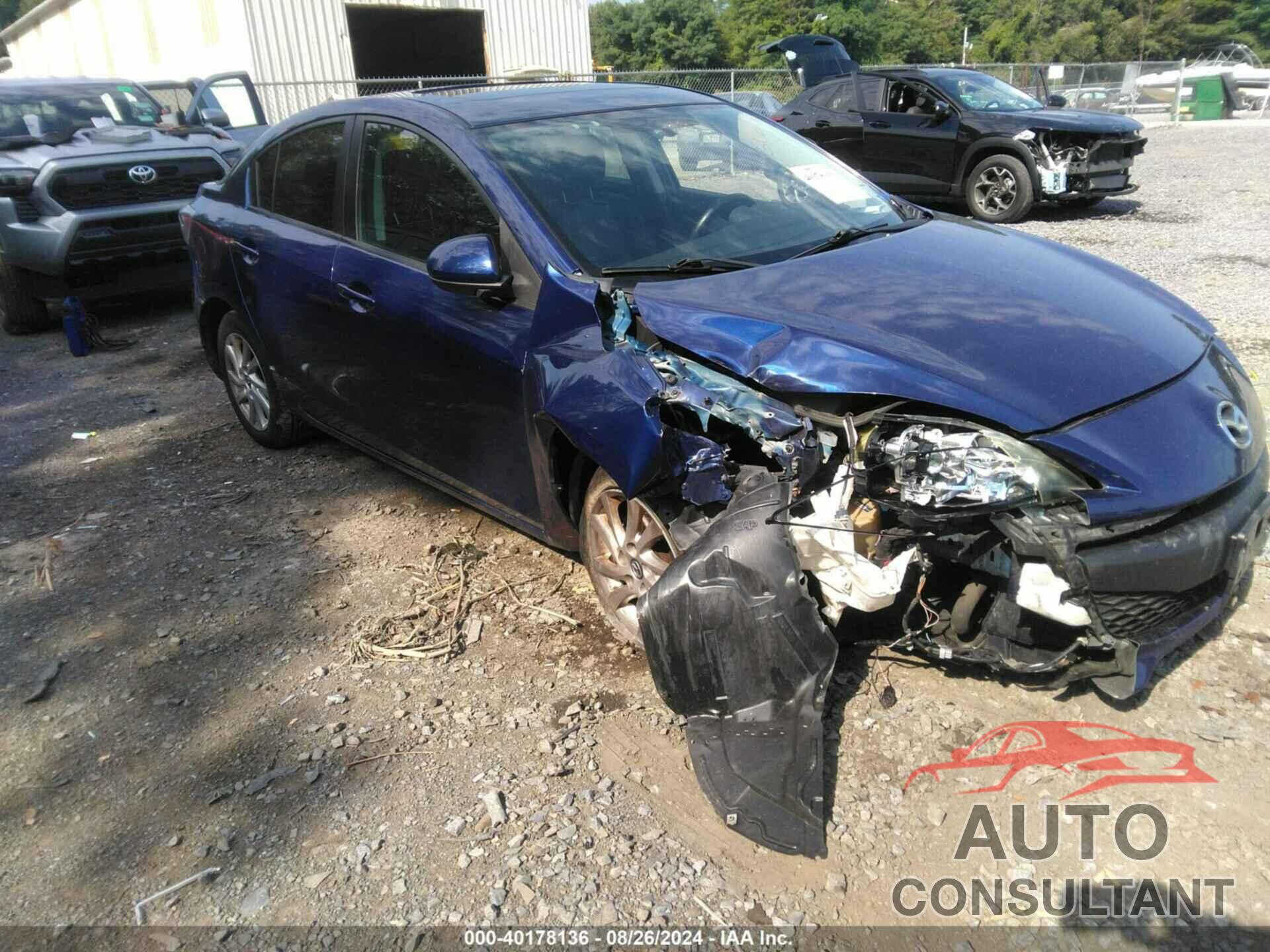 MAZDA MAZDA3 2013 - JM1BL1W72D1727490