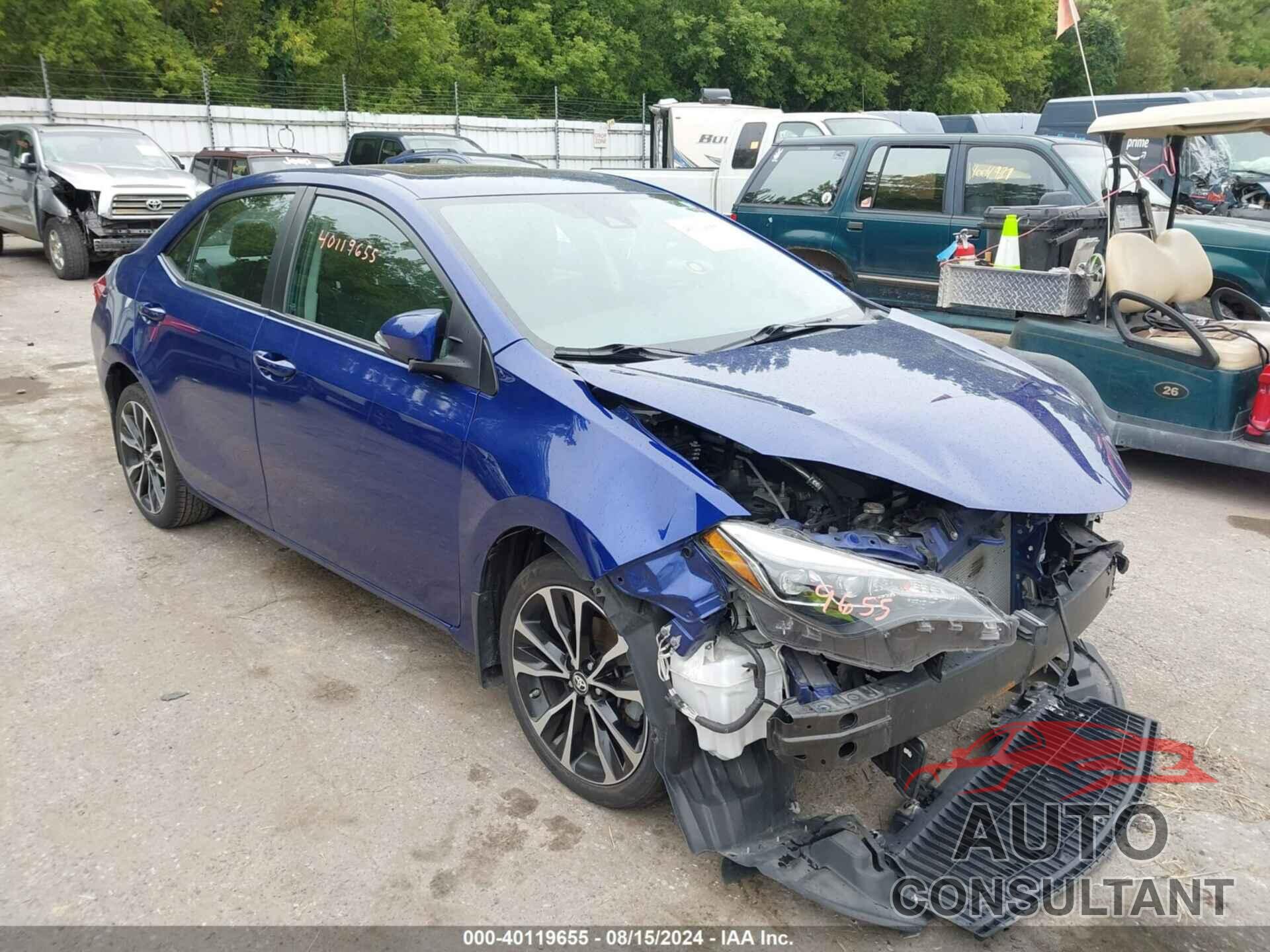 TOYOTA COROLLA 2019 - 2T1BURHE3KC197563