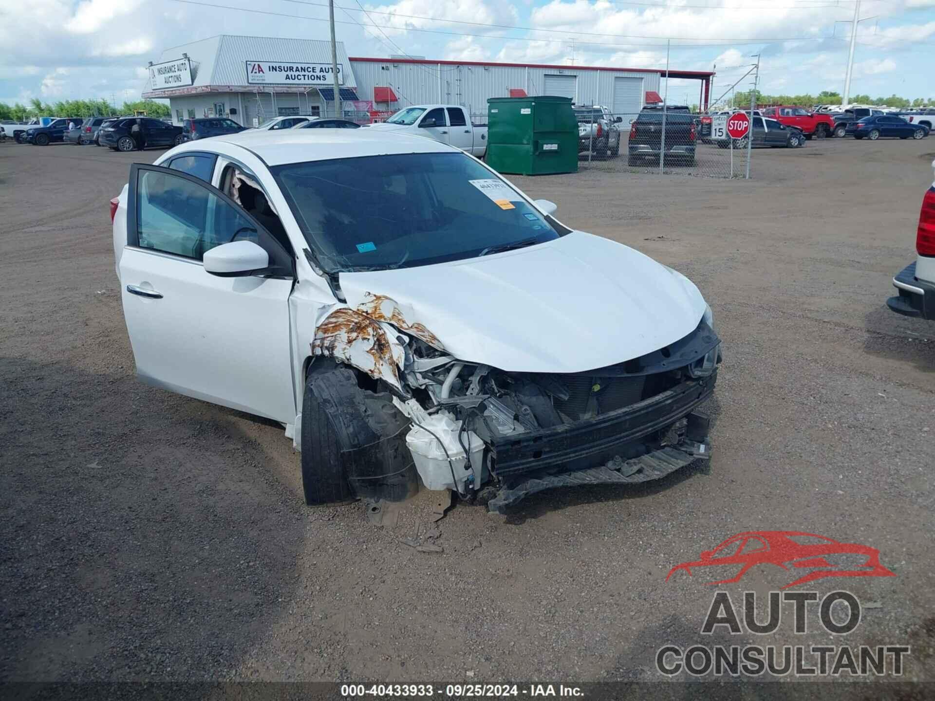 NISSAN SENTRA 2019 - 3N1AB7AP3KY237421