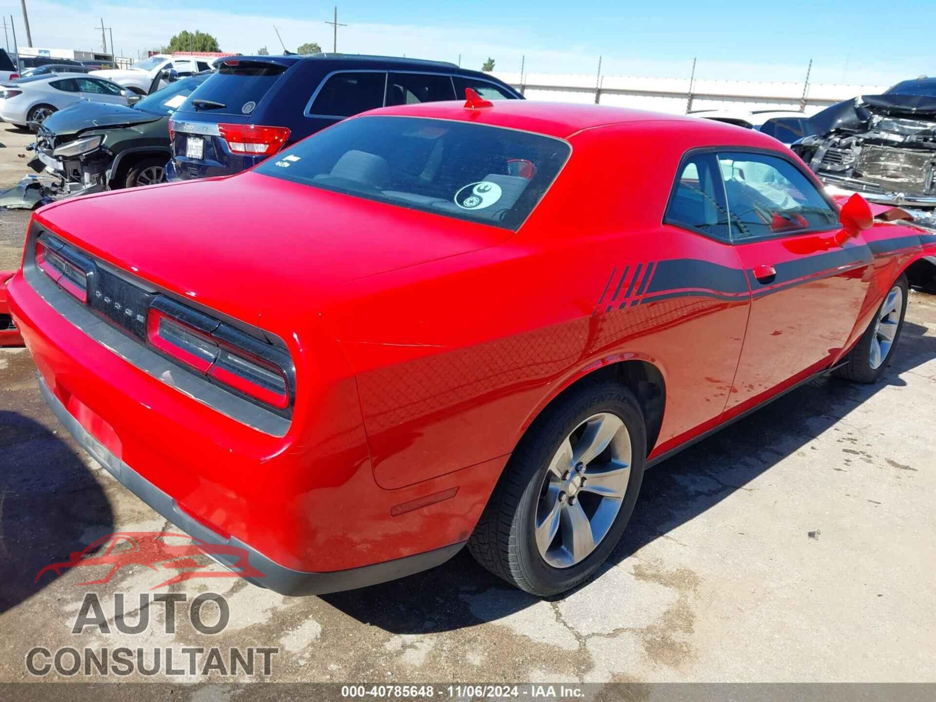DODGE CHALLENGER 2016 - 2C3CDZAG0GH168782