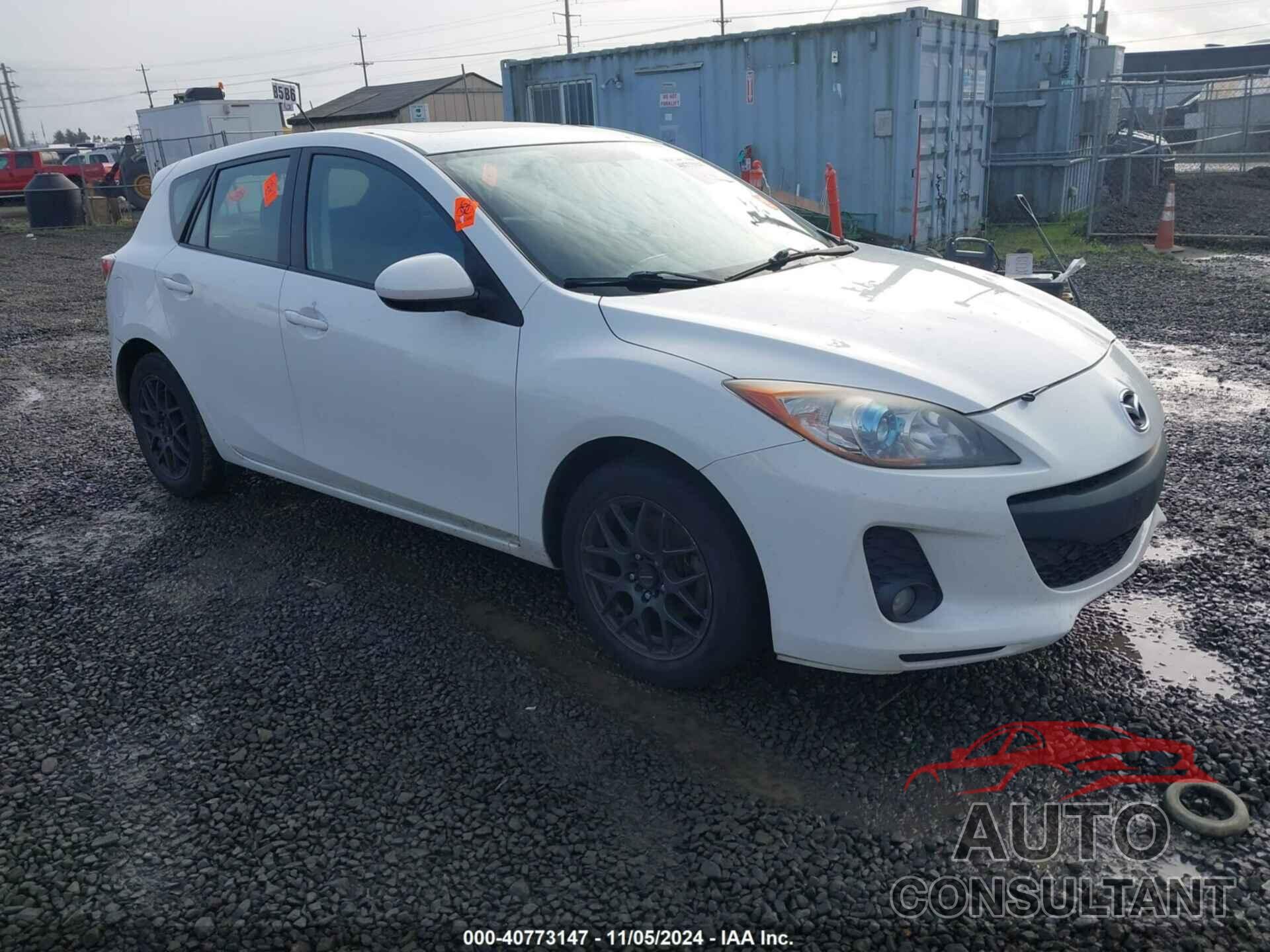 MAZDA MAZDA3 2012 - JM1BL1L8XC1572893