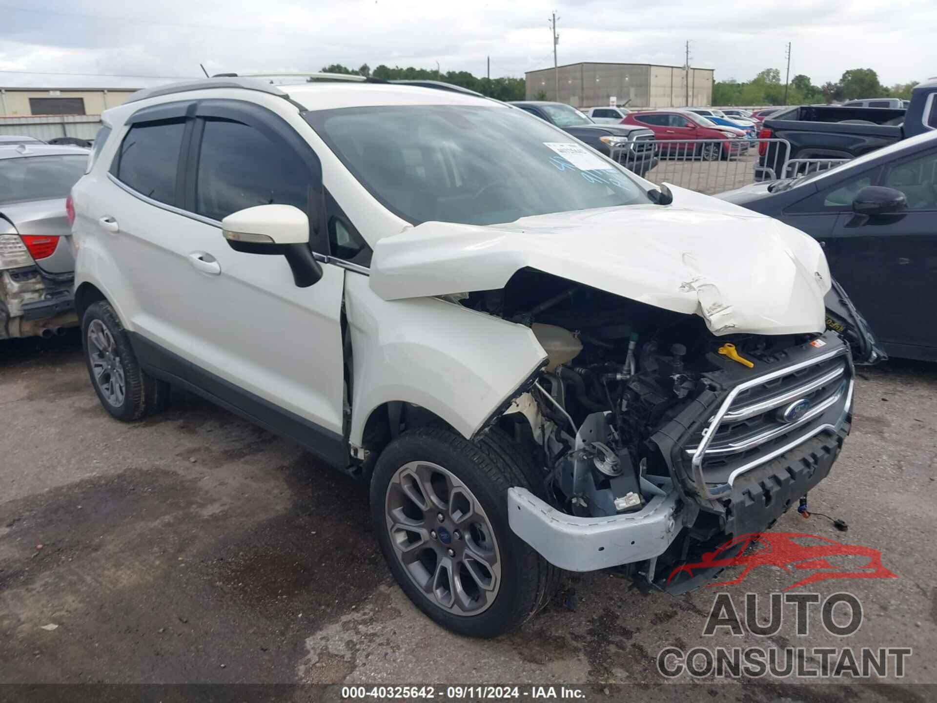 FORD ECOSPORT 2020 - MAJ6S3KL0LC362206