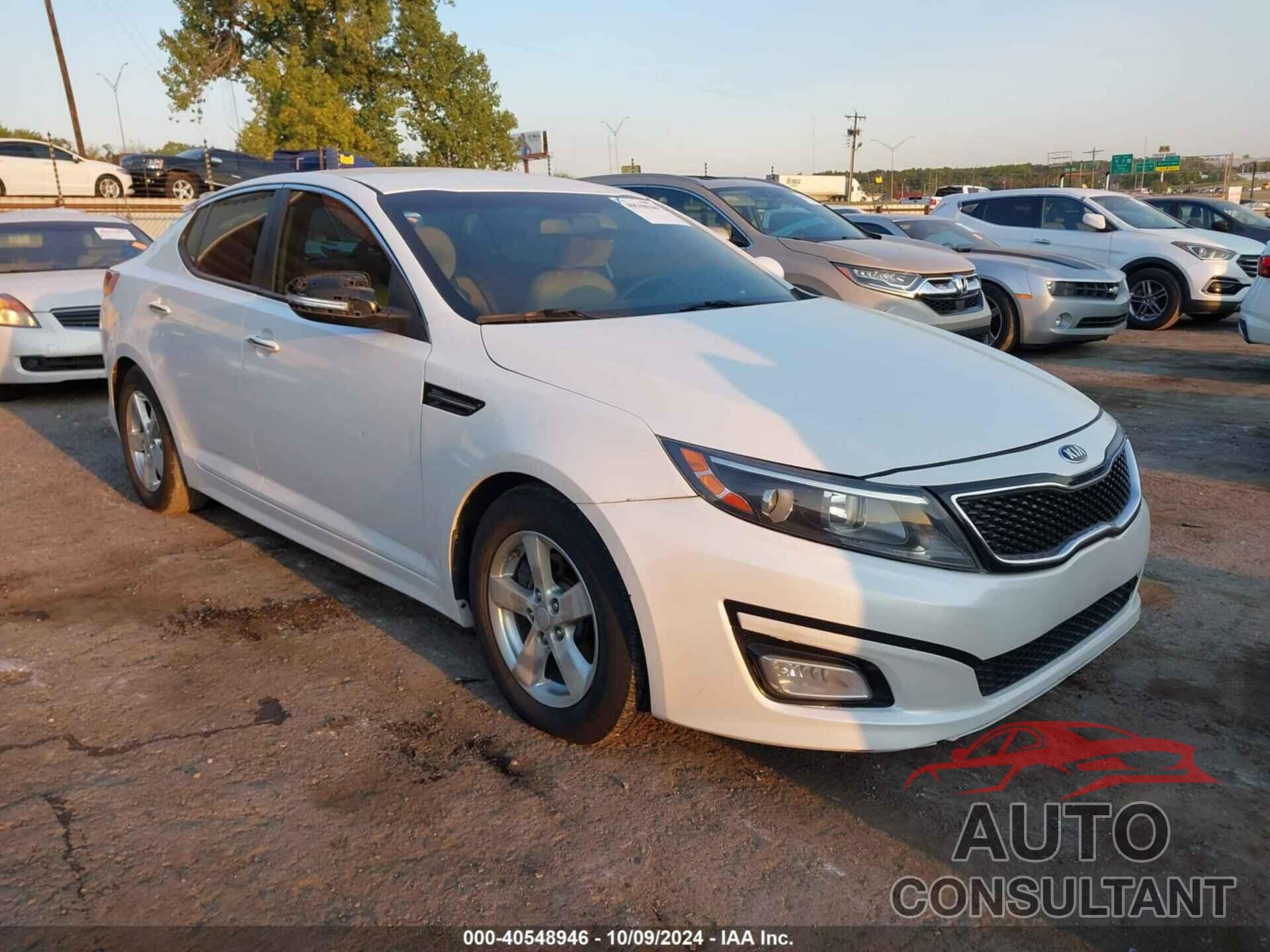 KIA OPTIMA 2015 - KNAGM4A73F5597692