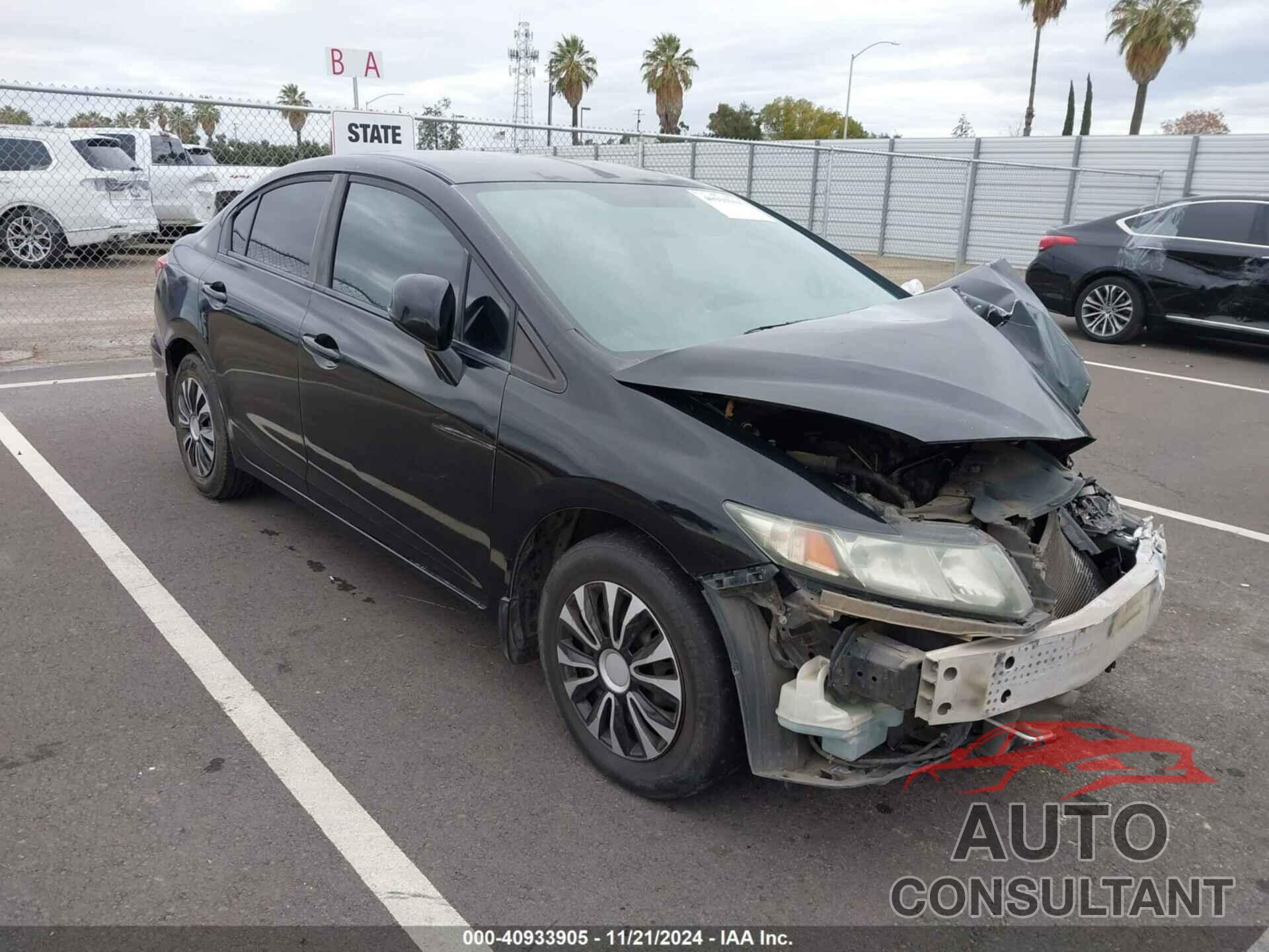 HONDA CIVIC 2013 - 2HGFB2F57DH518208
