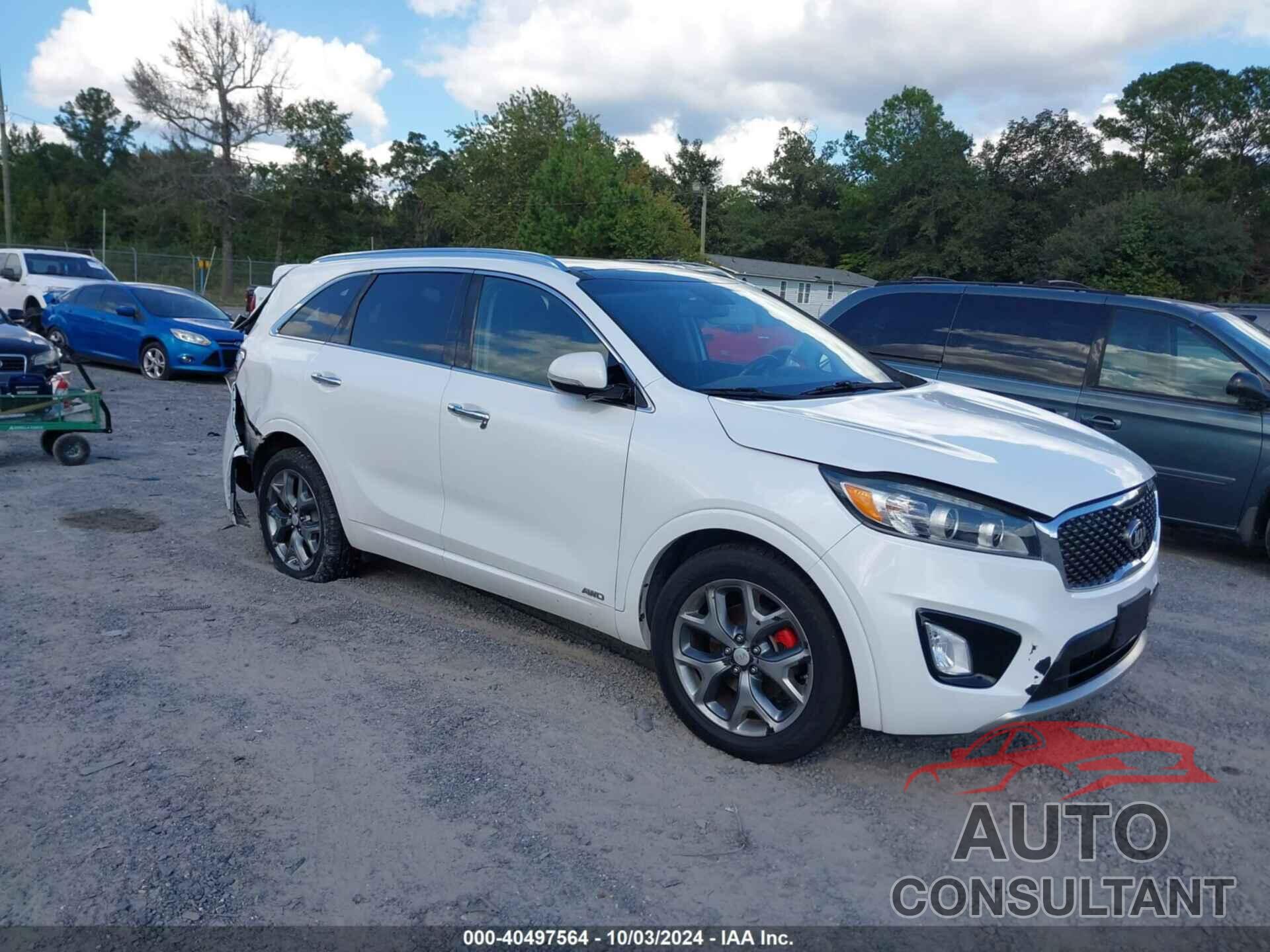 KIA SORENTO 2017 - 5XYPKDA54HG261860