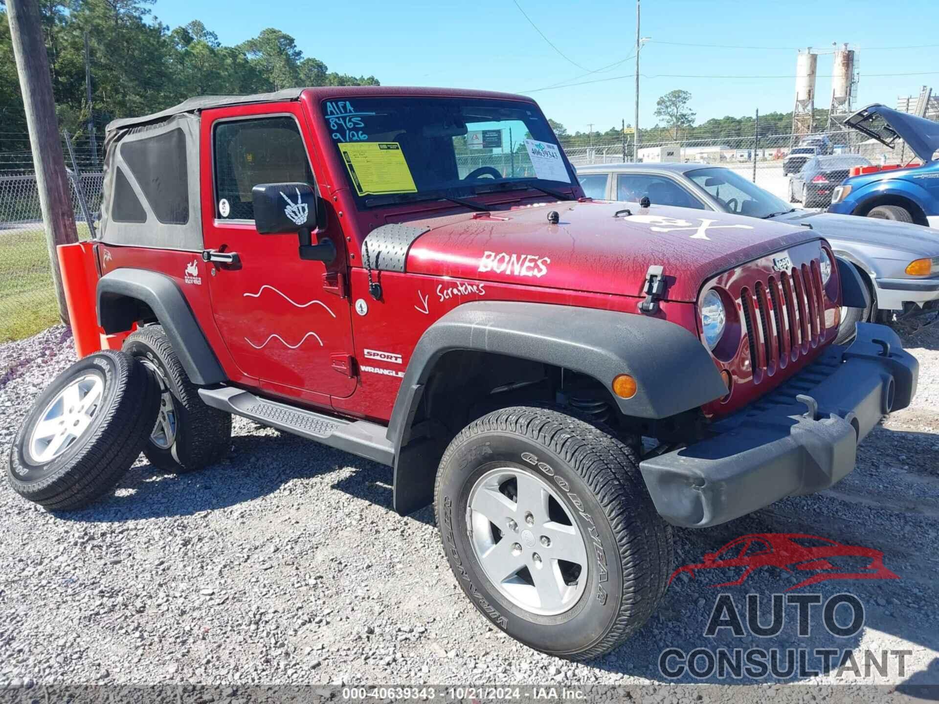 JEEP WRANGLER 2012 - 1C4AJWAG2CL129926