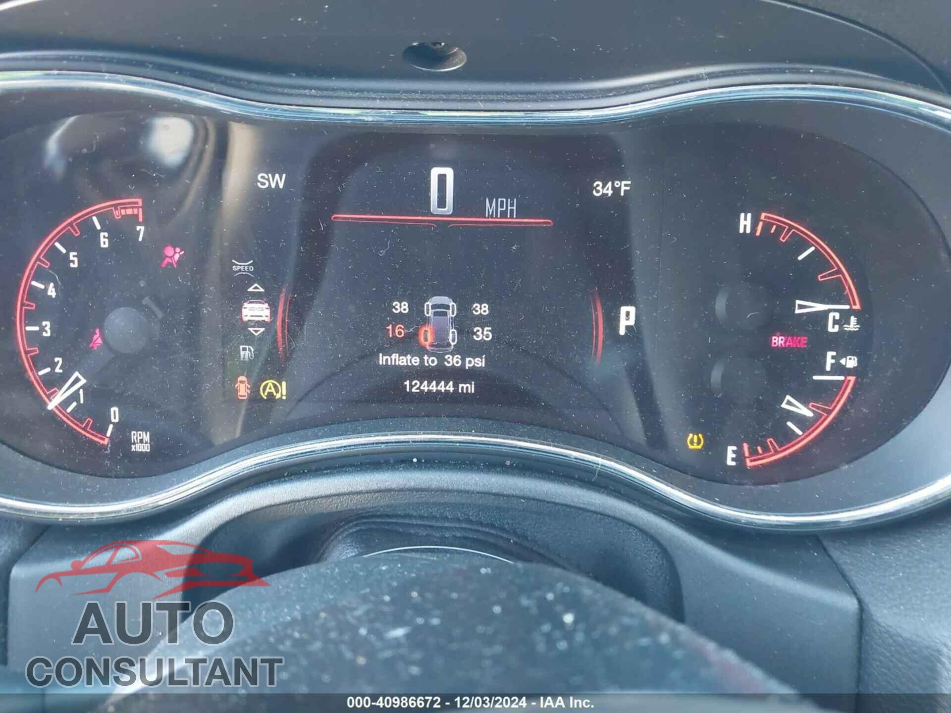 DODGE DURANGO 2017 - 1C4RDJAG8HC709475