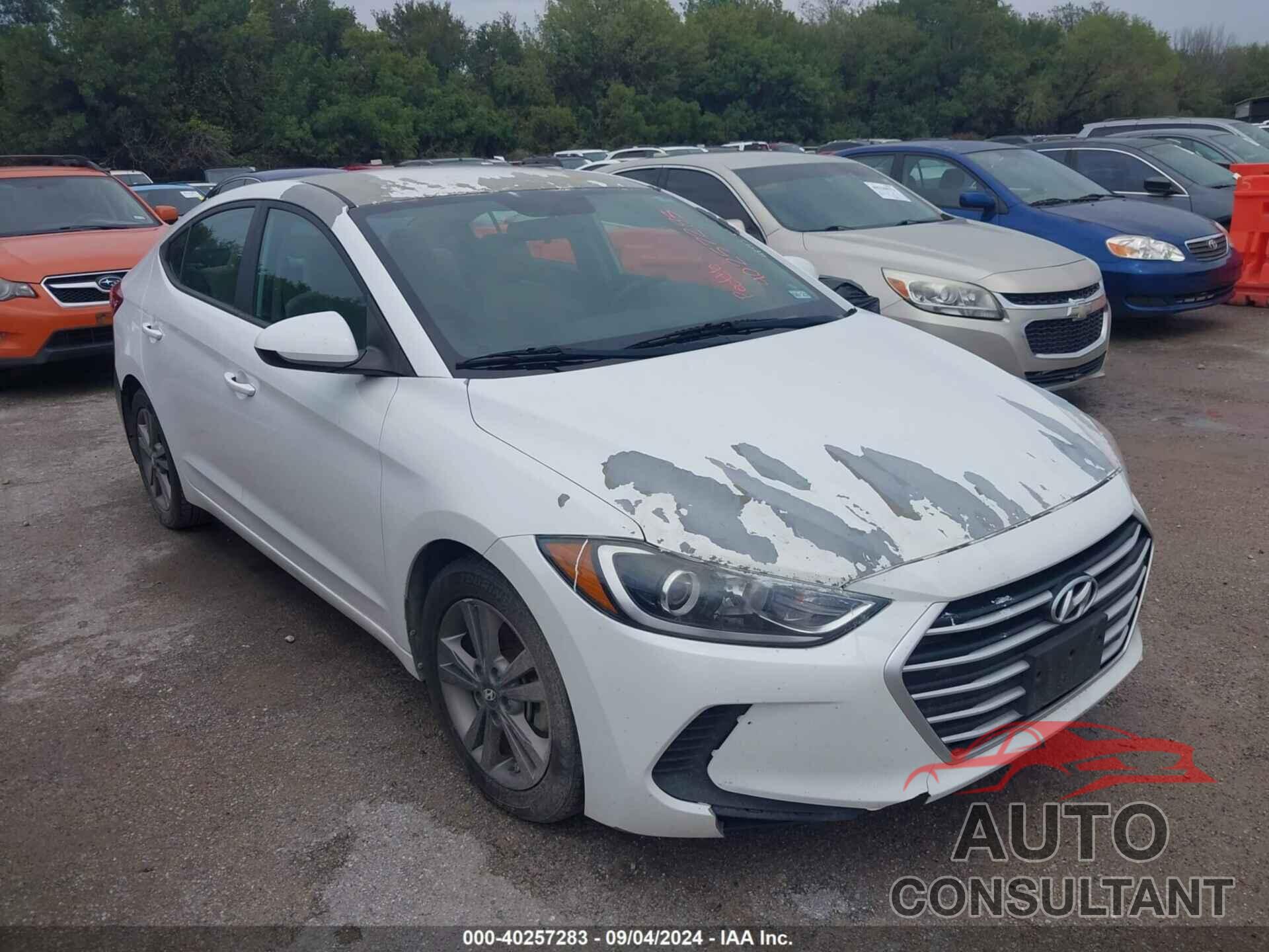 HYUNDAI ELANTRA 2017 - 5NPD84LF8HH119950