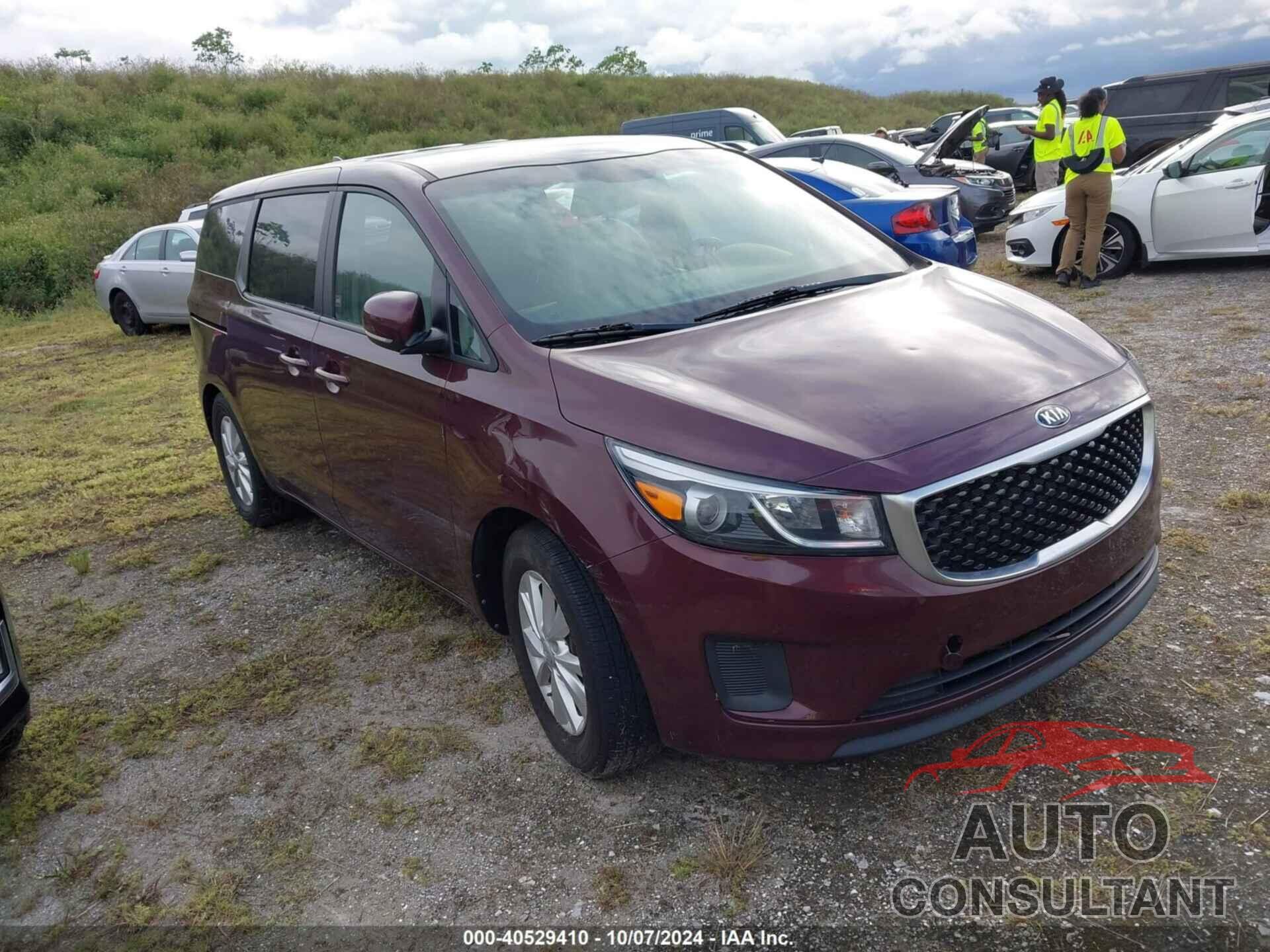 KIA SEDONA 2017 - KNDMB5C14H6301912