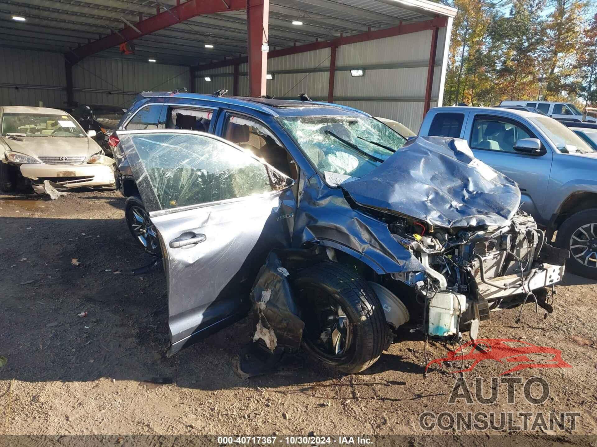 TOYOTA HIGHLANDER HYBRID 2019 - 5TDDGRFH7KS073820