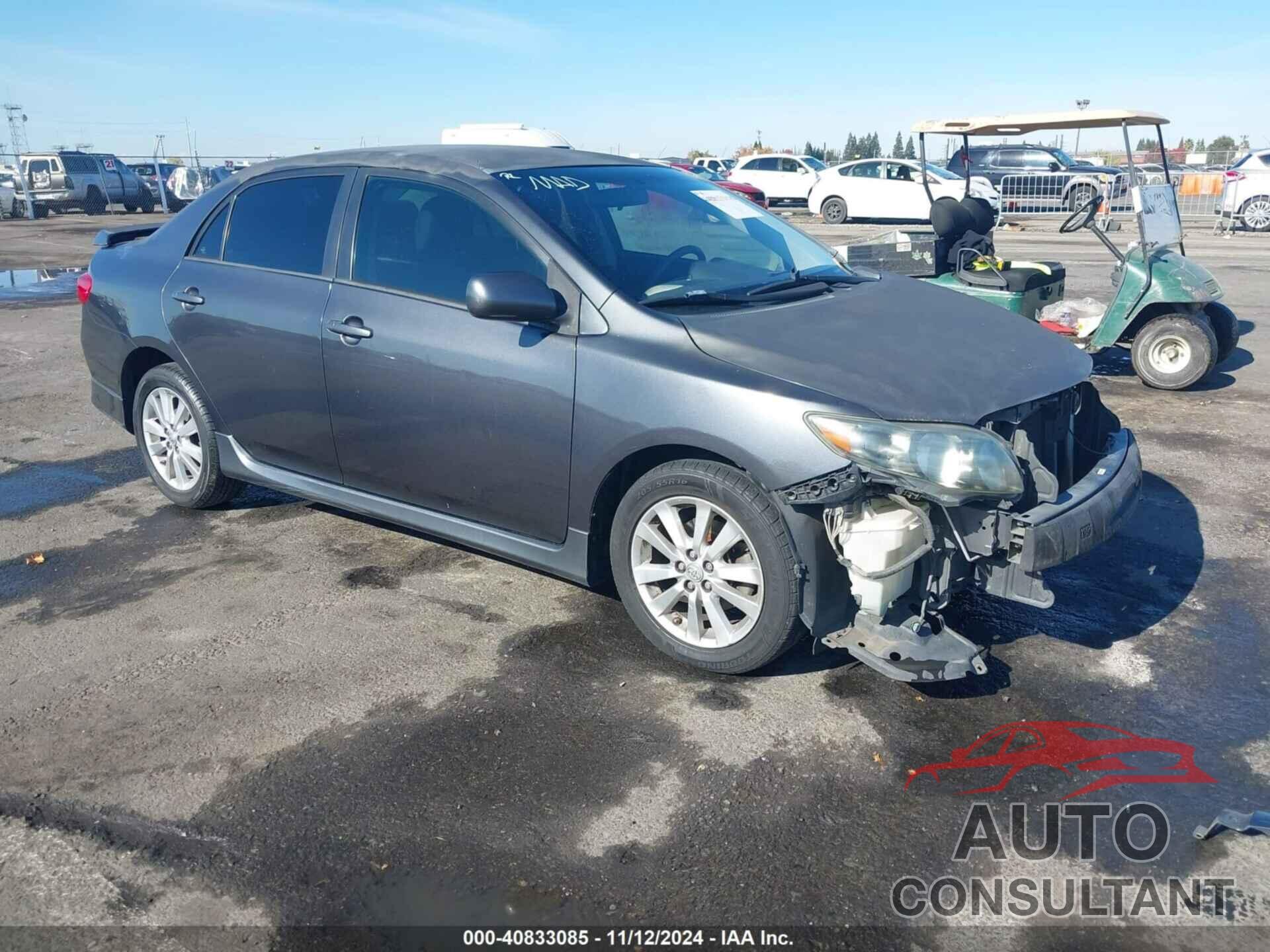 TOYOTA COROLLA 2009 - 1NXBU40E99Z132465