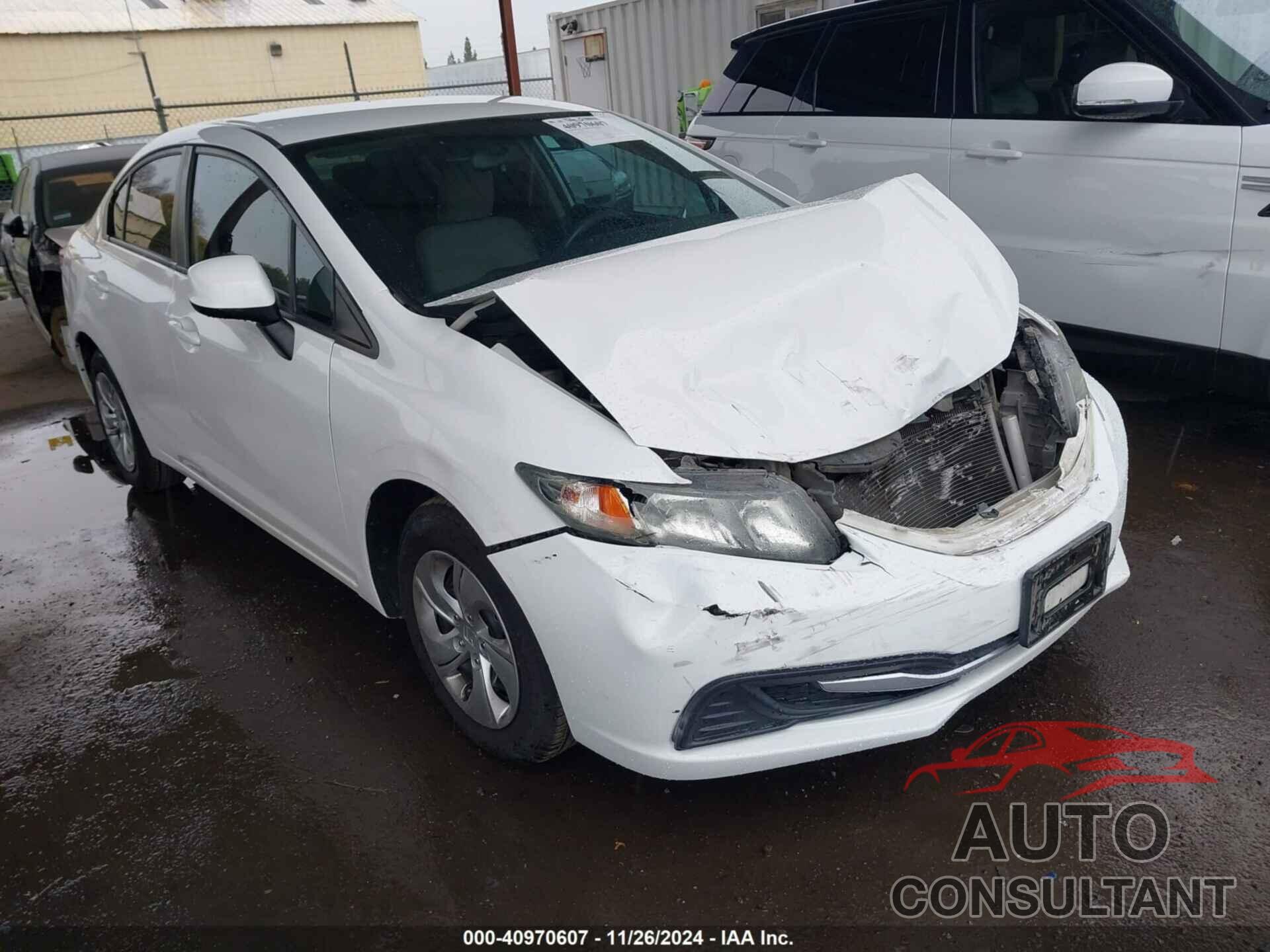 HONDA CIVIC 2013 - 2HGFB2F59DH505184