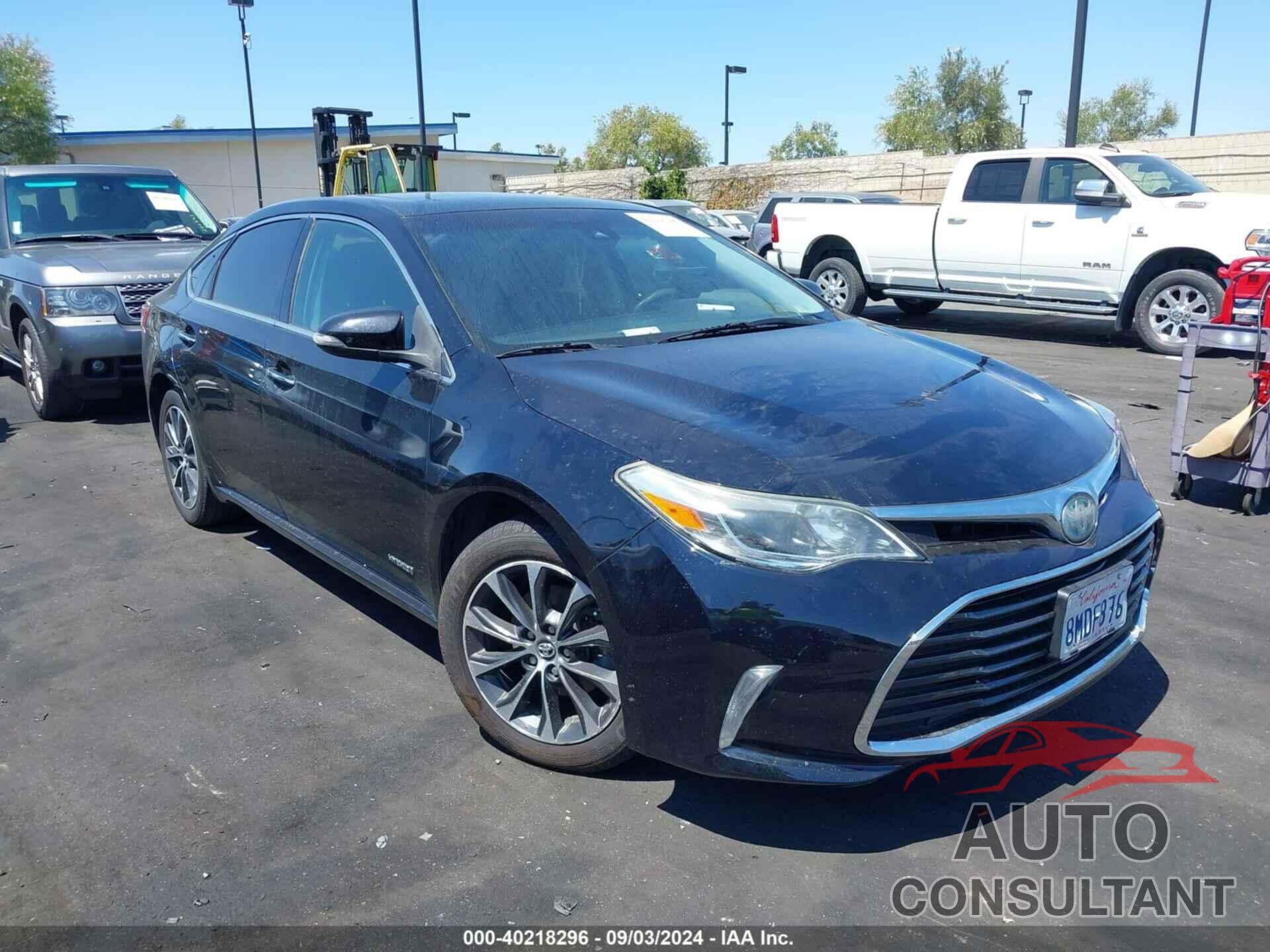 TOYOTA AVALON HYBRID 2017 - 4T1BD1EB1HU057529