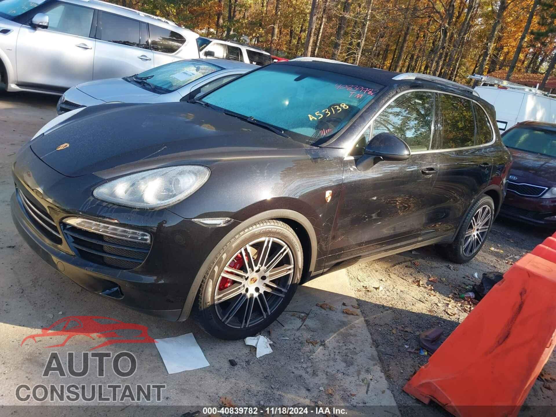 PORSCHE CAYENNE 2011 - WP1AB2A23BLA53138