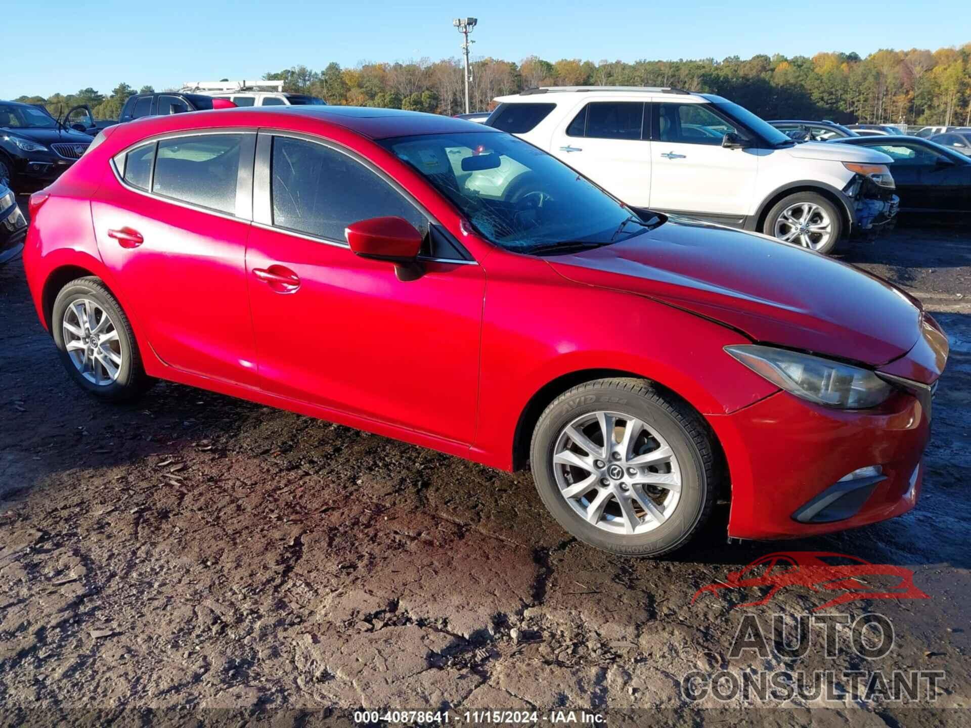 MAZDA MAZDA3 2014 - JM1BM1M74E1160930