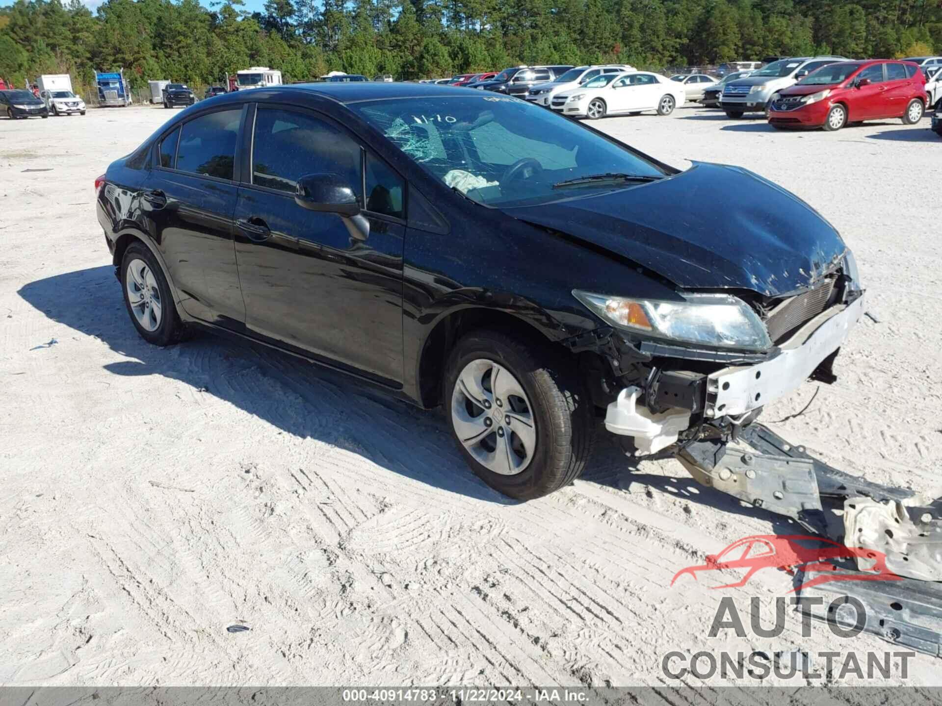 HONDA CIVIC 2013 - 19XFB2F54DE053008