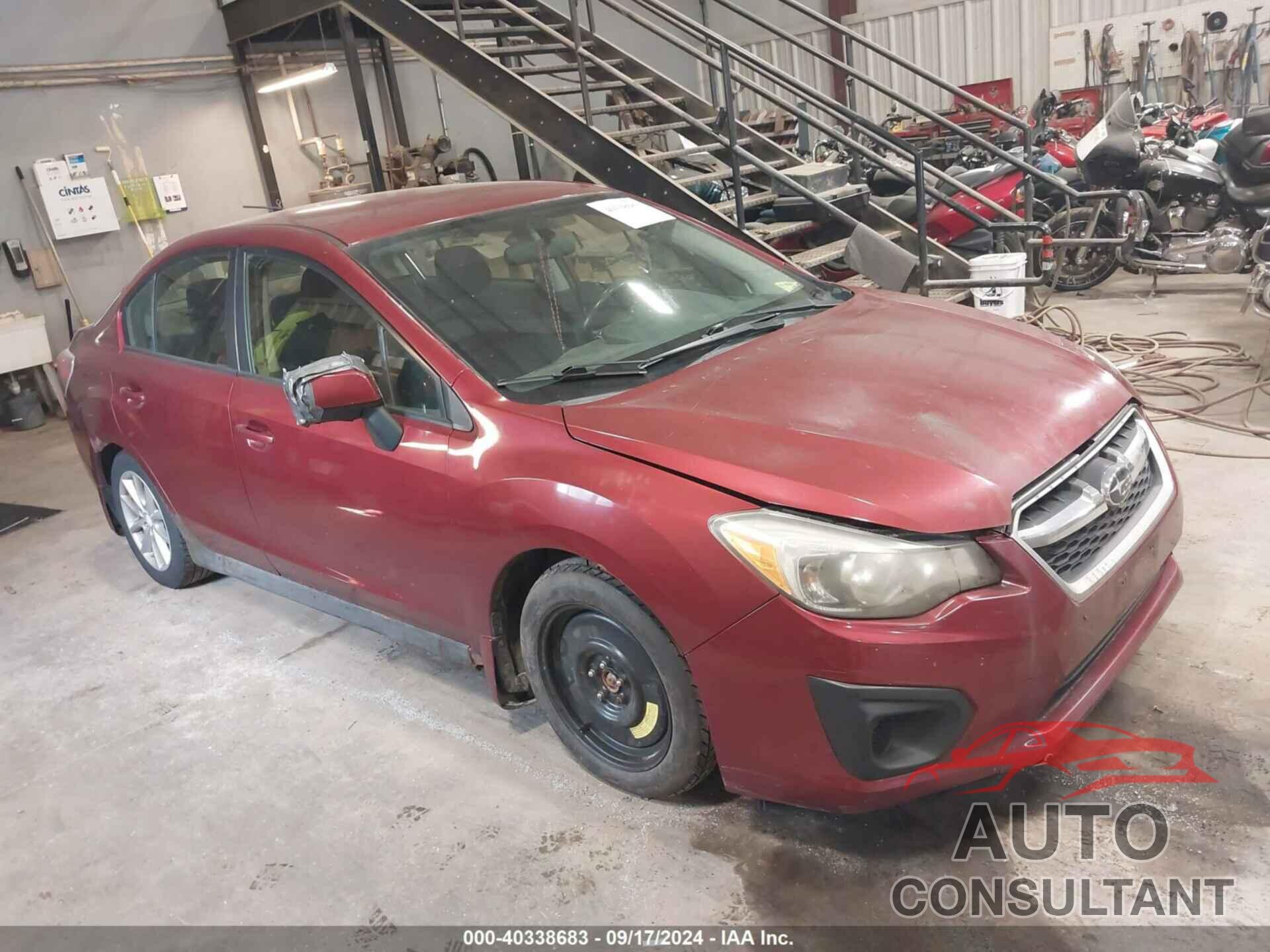 SUBARU IMPREZA 2012 - JF1GJAC60CH017202