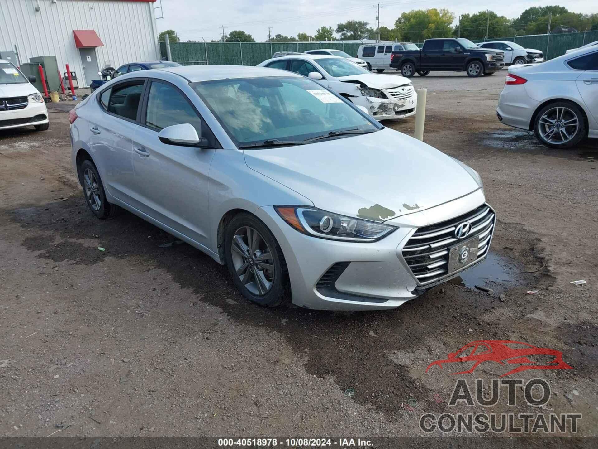 HYUNDAI ELANTRA 2018 - 5NPD84LF3JH231643