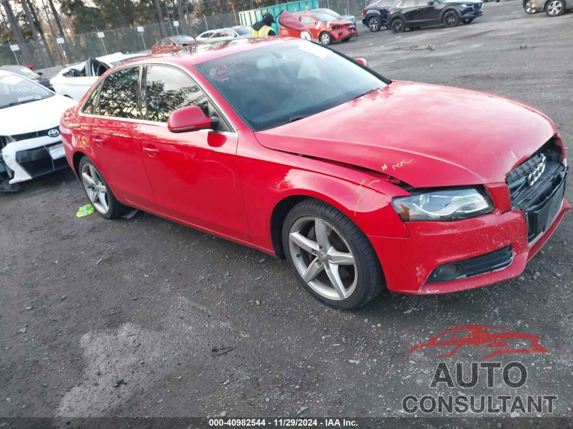 AUDI A4 2009 - WAUMK78K49N035826