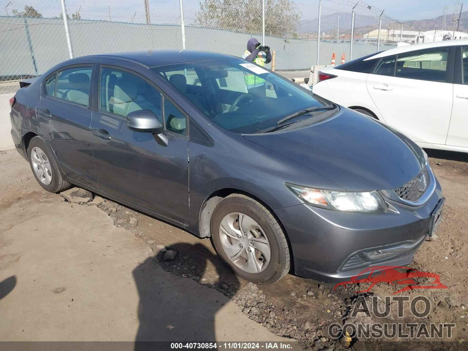 HONDA CIVIC 2013 - 19XFB2F52DE233376