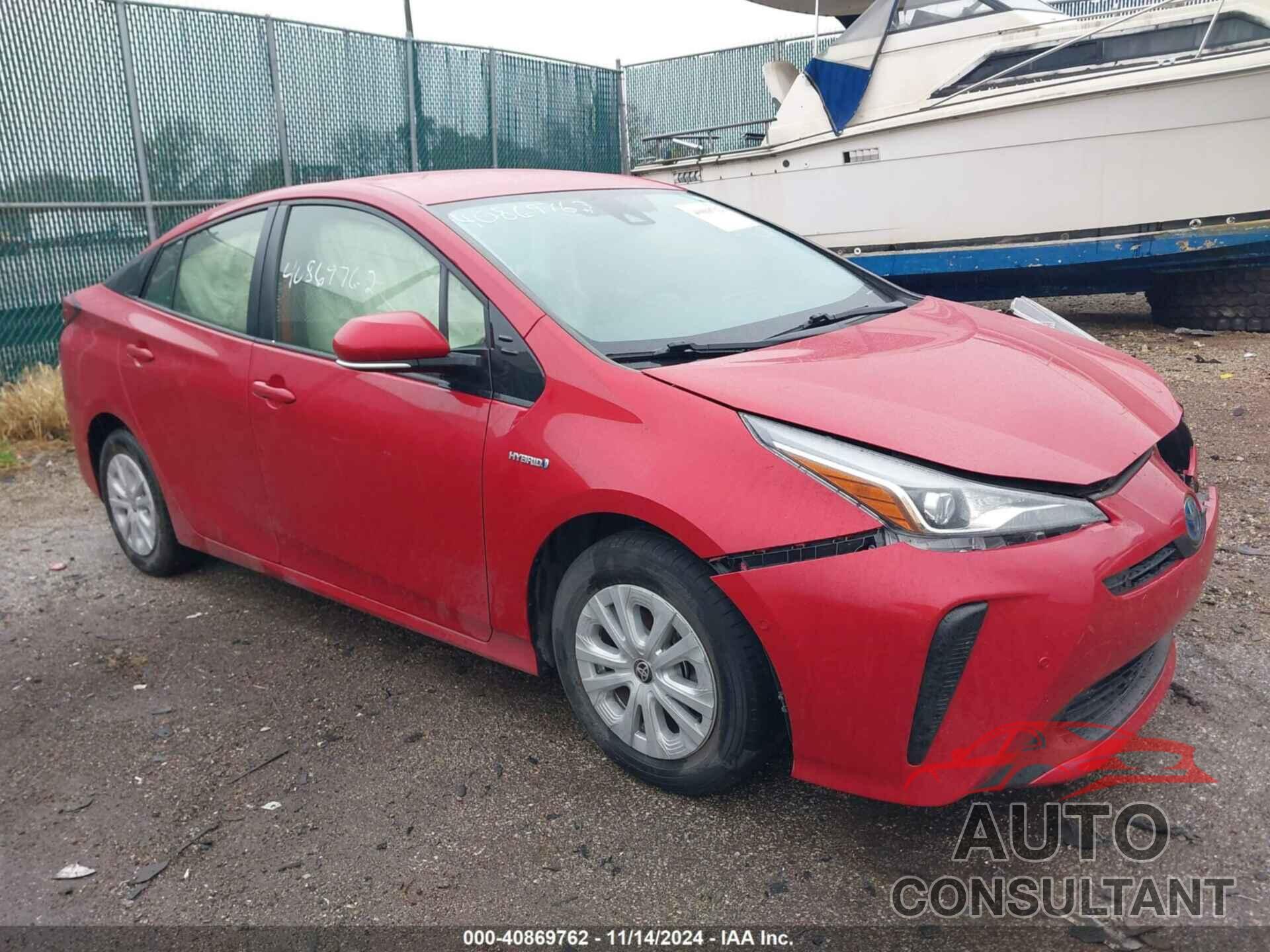 TOYOTA PRIUS 2020 - JTDKARFU5L3117452