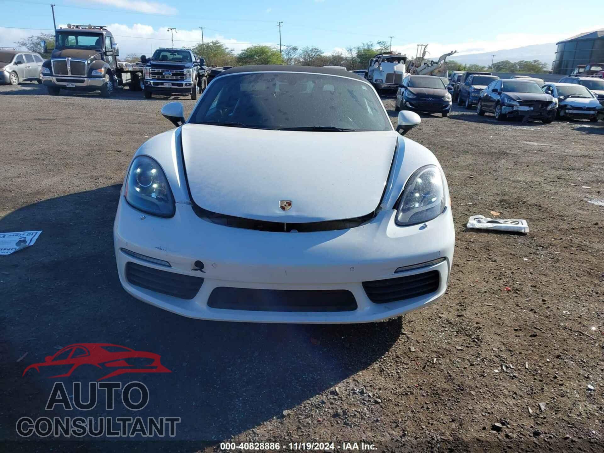 PORSCHE BOXSTER 2018 - WP0CA2A8XJS211030