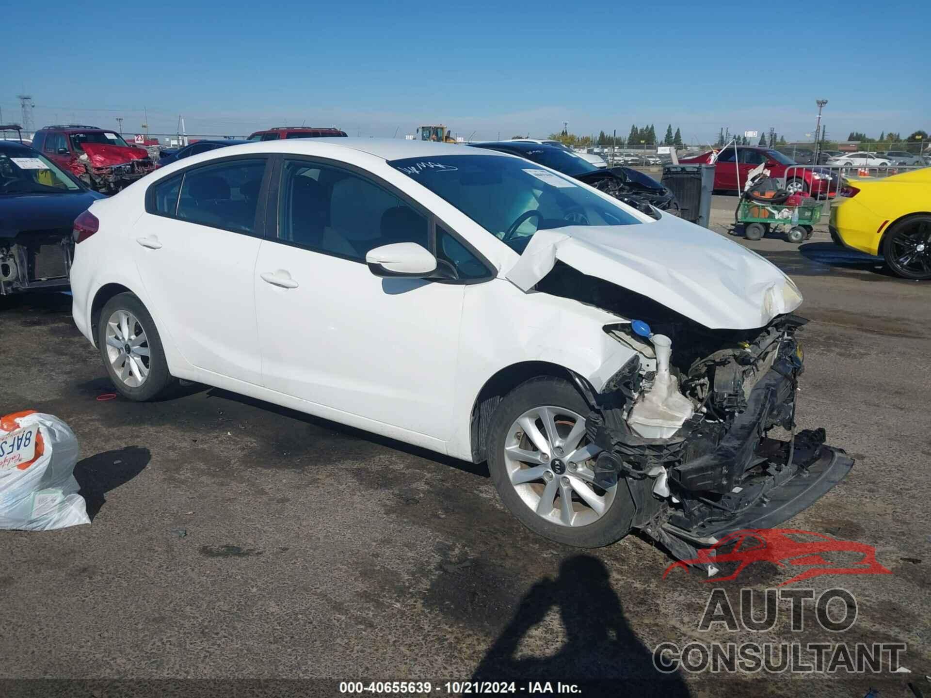 KIA FORTE 2017 - 3KPFL4A70HE050534