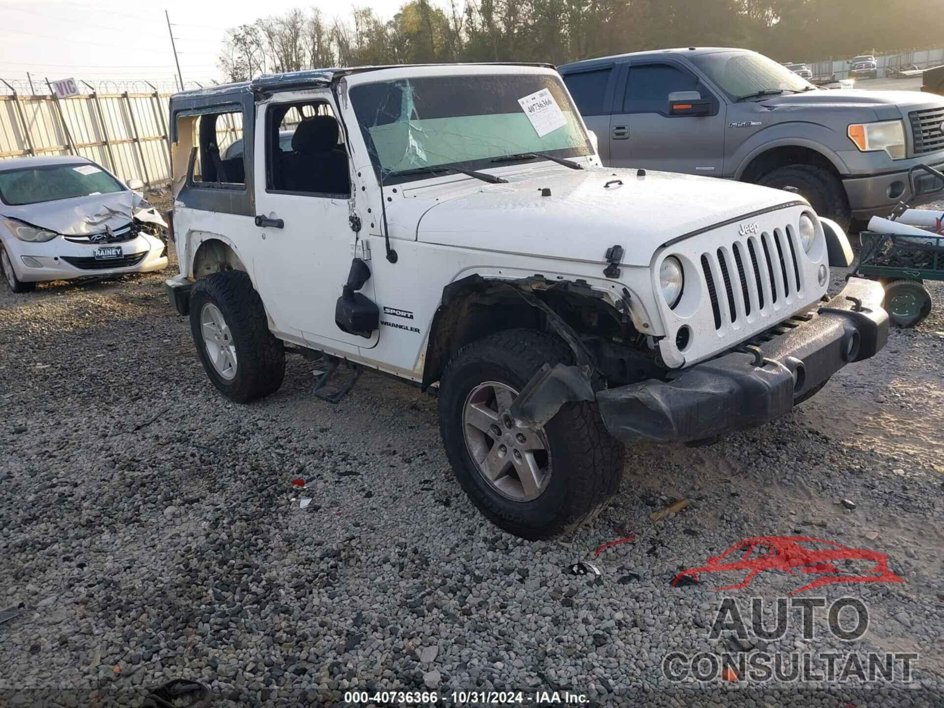JEEP WRANGLER 2016 - 1C4AJWAG0GL284934