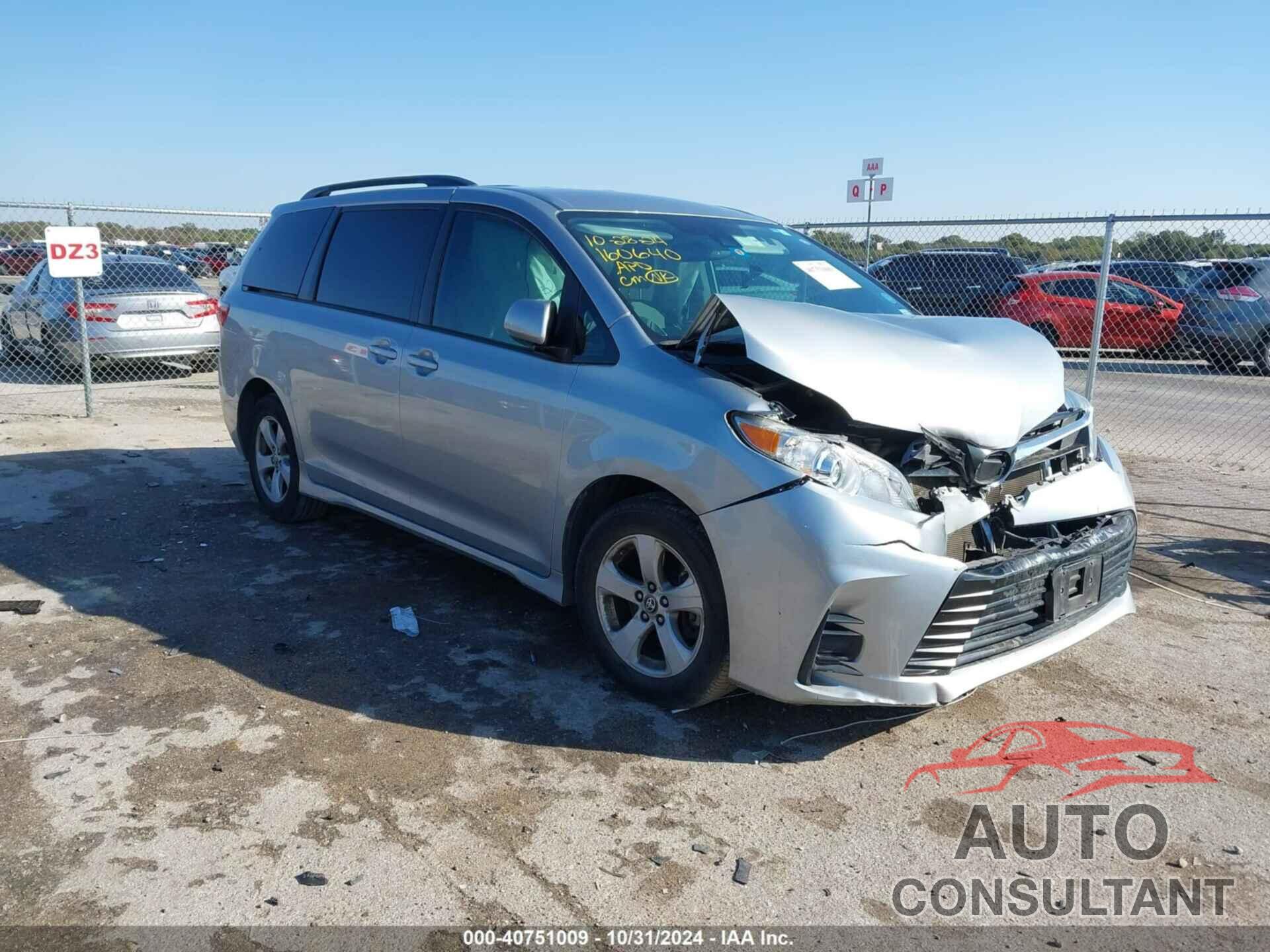 TOYOTA SIENNA 2020 - 5TDKZ3DC2LS071707